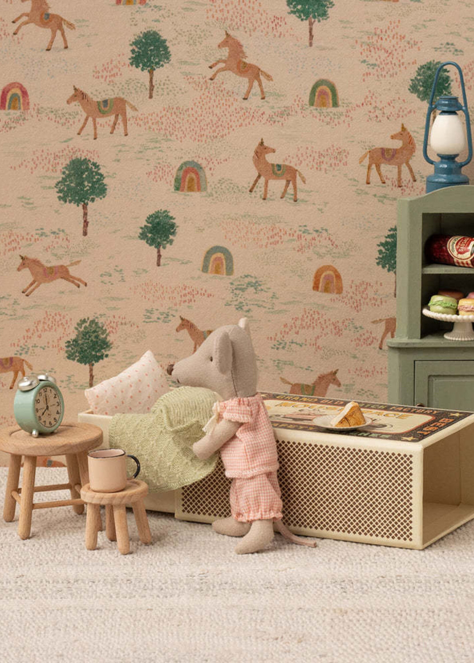 Maileg Little sister mouse in matchbox