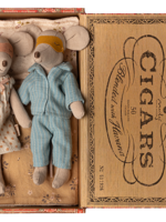 Maileg Maileg - Mum & Dad mice in cigarbox - 17-5313-00