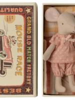 Maileg 17-4200-00 Big sister mouse in matchbox