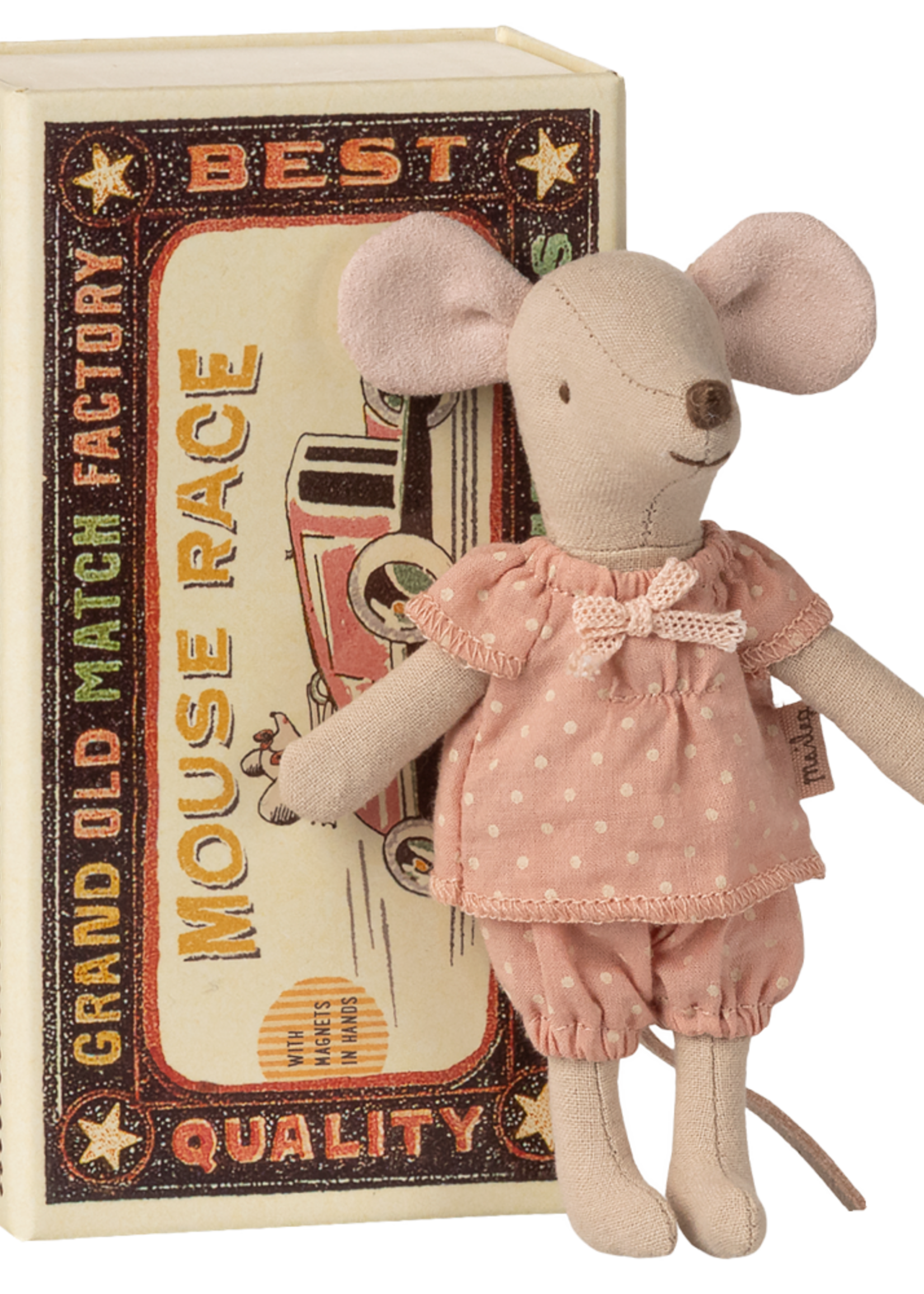 Maileg Big sister mouse in matchbox