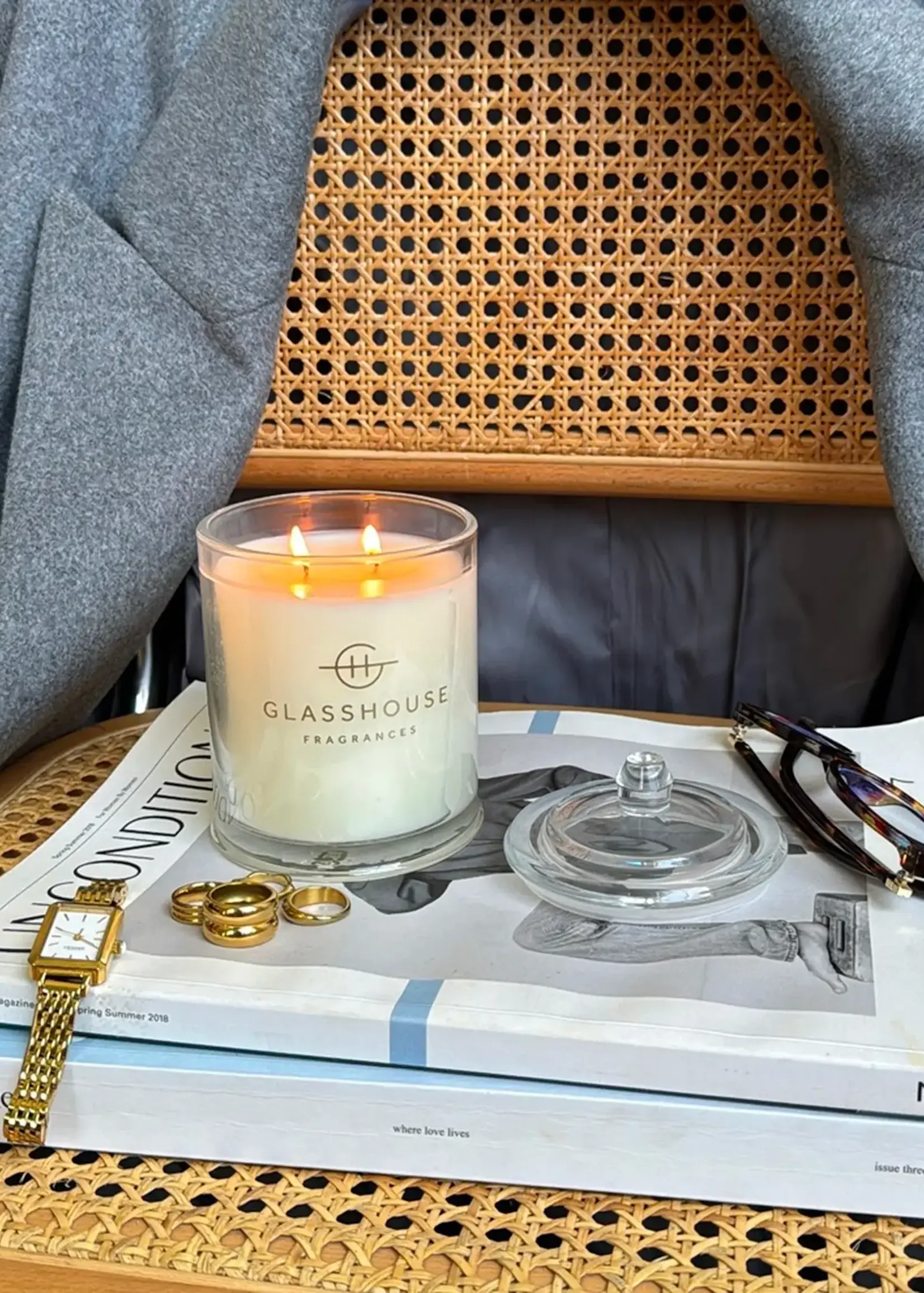 Glasshouse 13.4 oz. Candle - LOST IN AMALFI