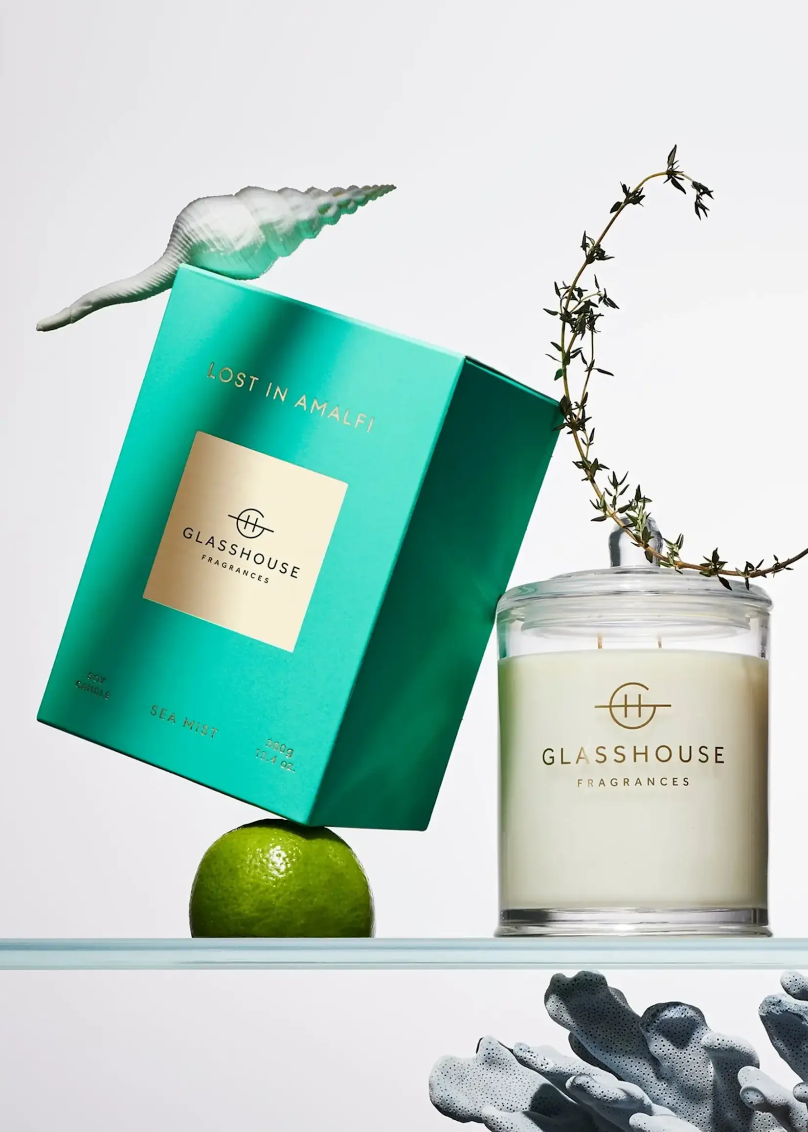 Glasshouse 13.4 oz. Candle - LOST IN AMALFI
