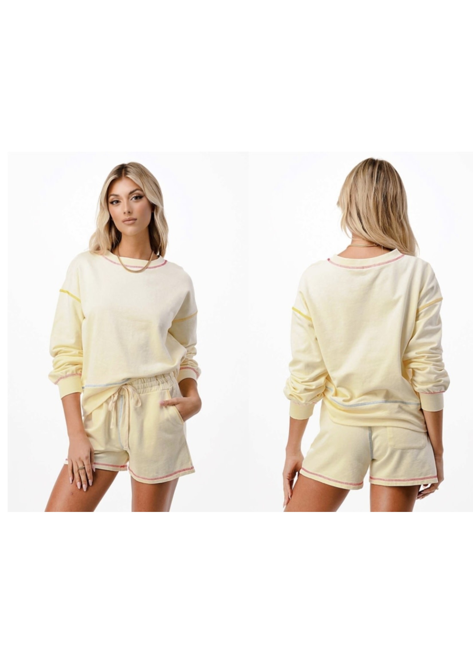 Cream Lightweight Sweatshirt