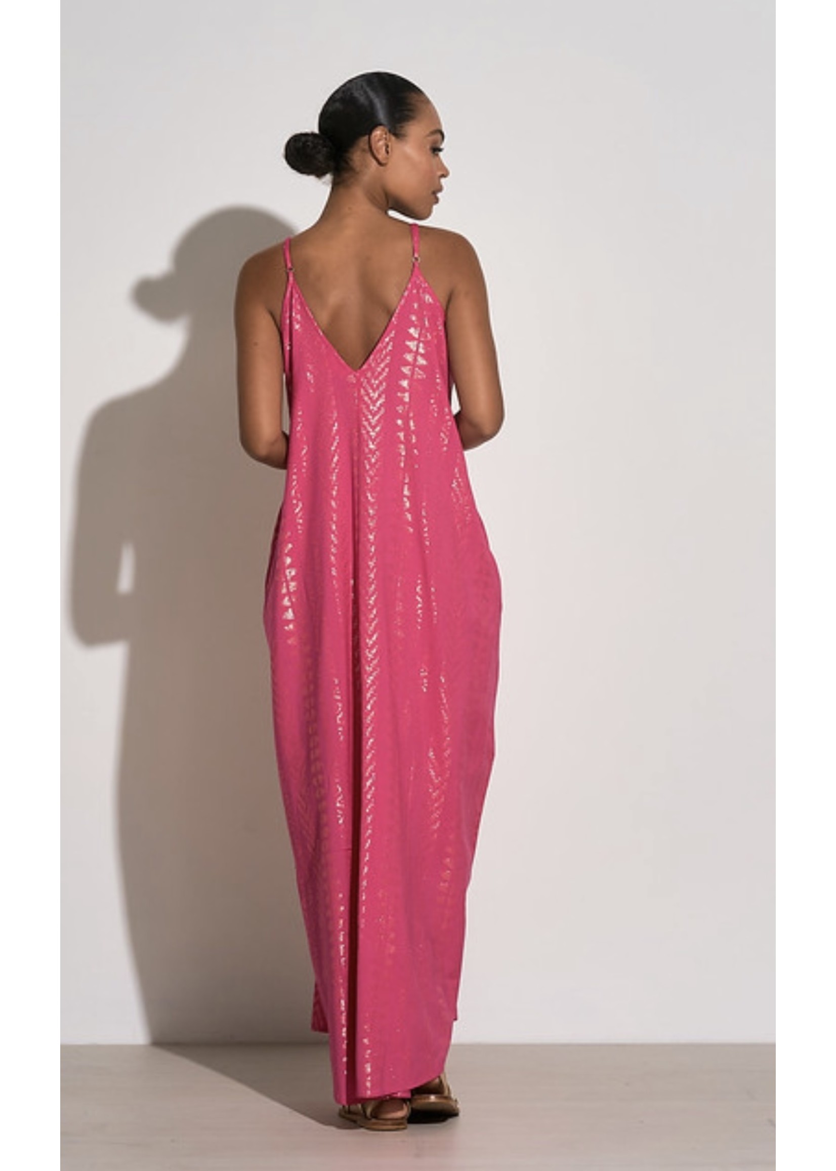 PINK AND GOLD MAXI