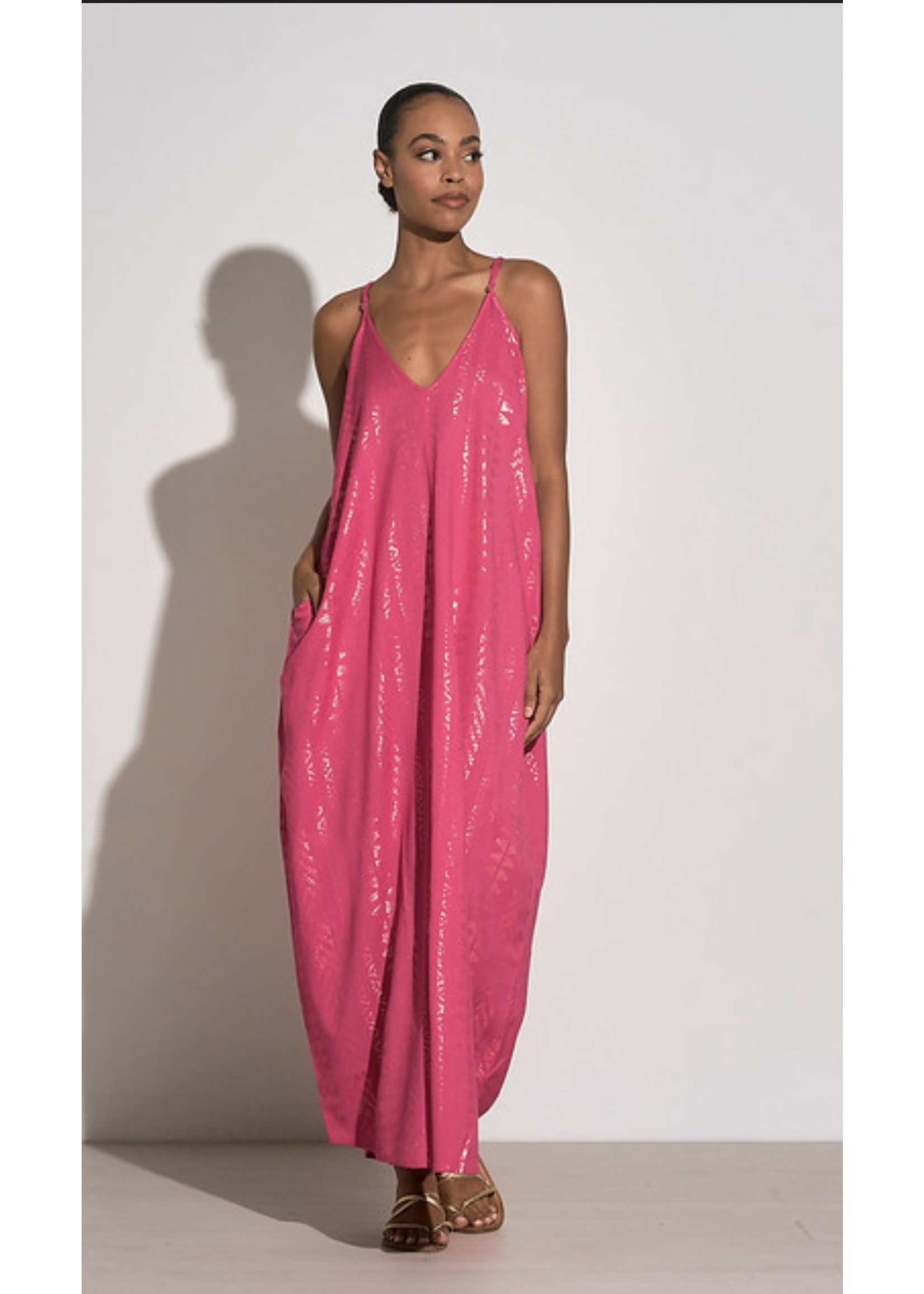 PINK AND GOLD MAXI