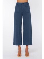 FRENCH NAVY CROP PANT