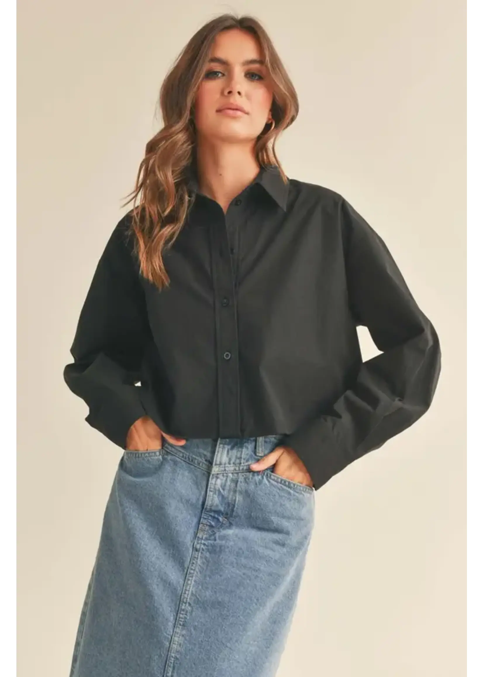 CROPPED BUTTONDOWN SHIRT