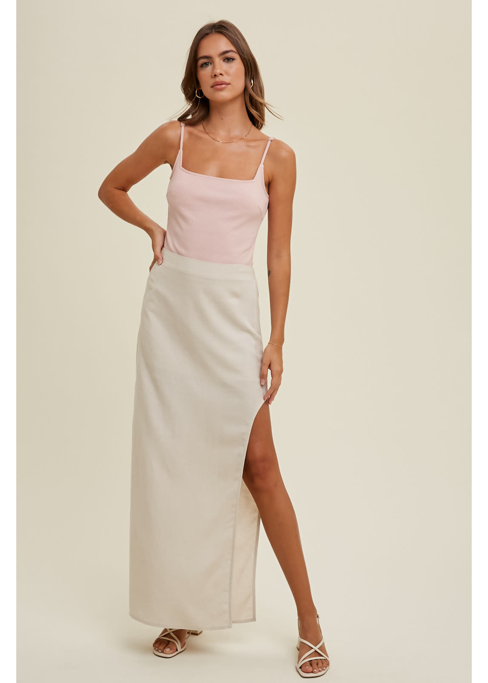 LINEN MAXI SKIRT