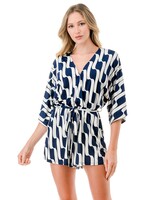 KIMONO SLEEVE ROMPER