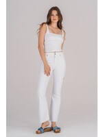 WHITE FLARE JEANS