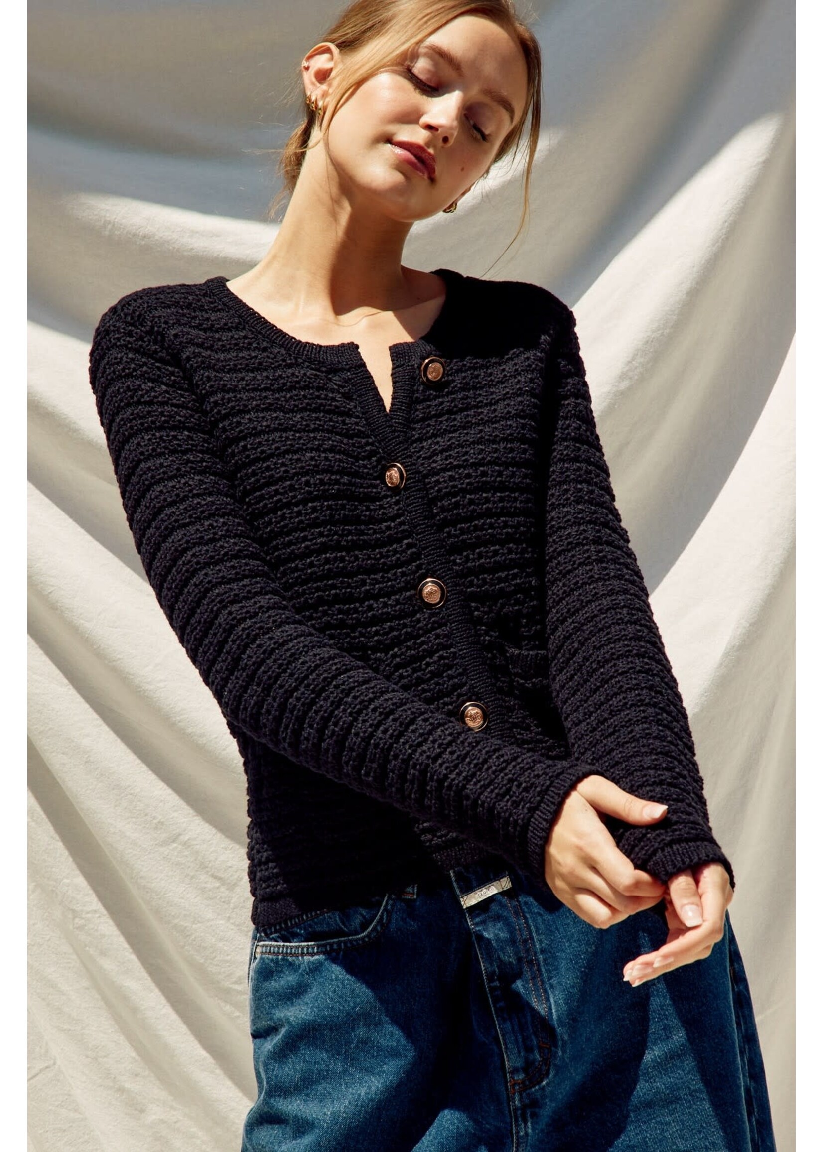 Refined Knitted Cardigan