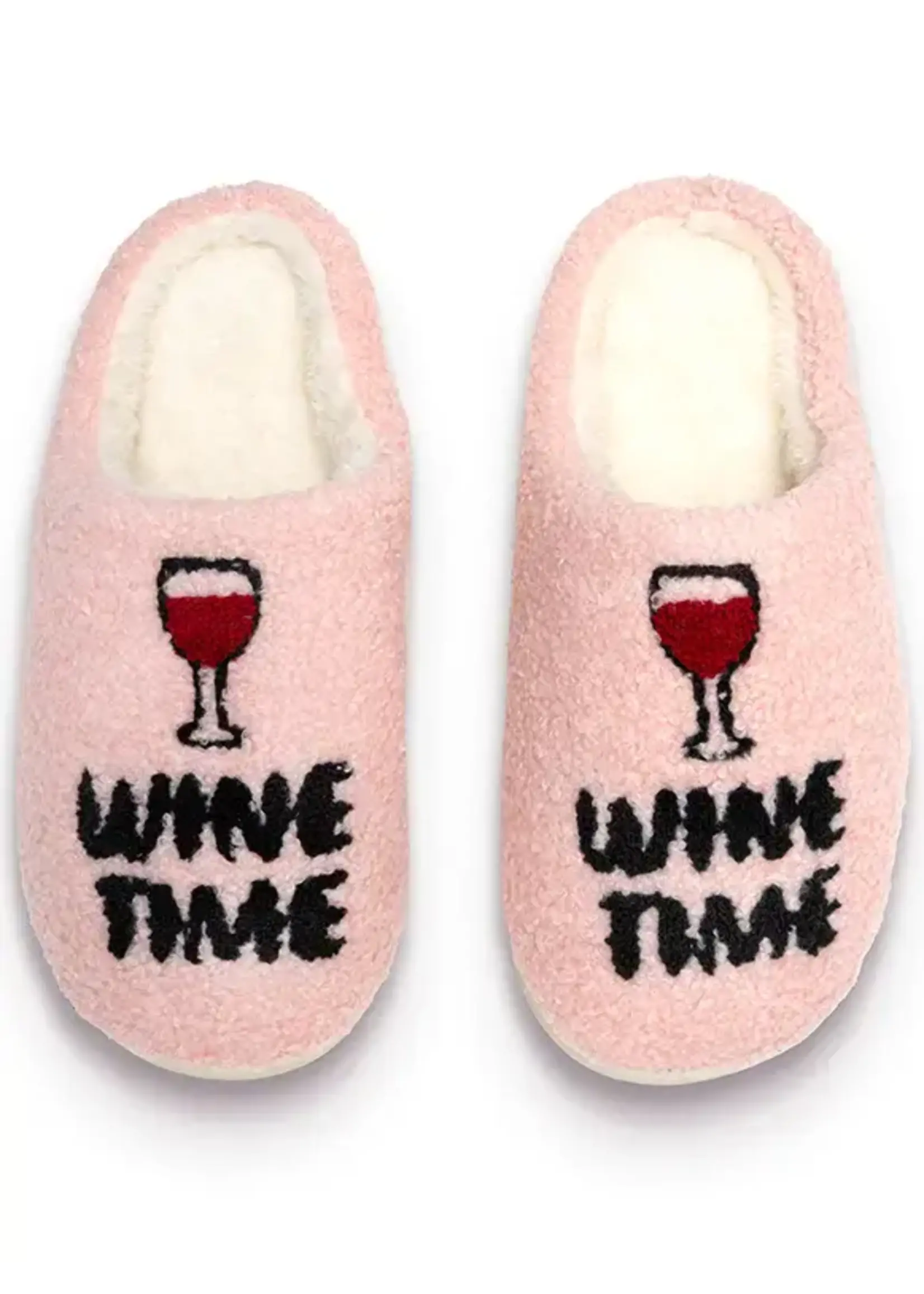 WINE TIME SLIPPERS