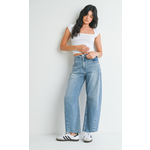 LIGHT DENIM BARREL JEAN