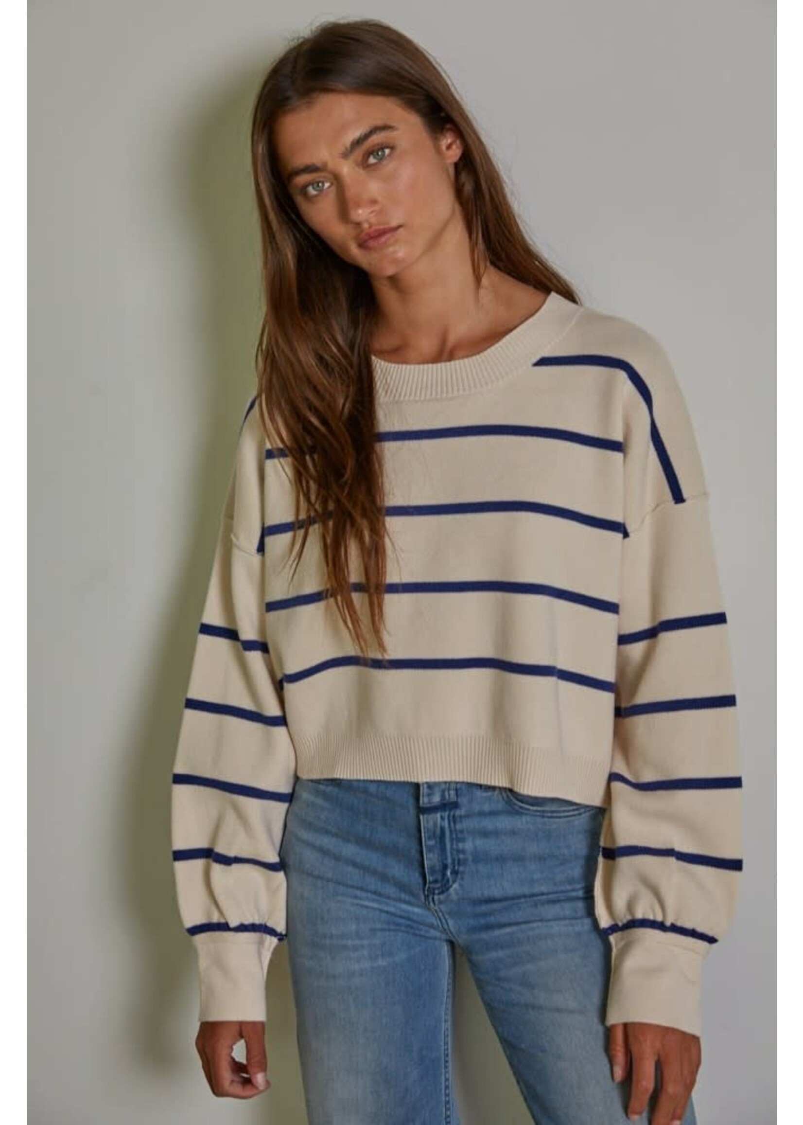 STRIPED PULLOVER