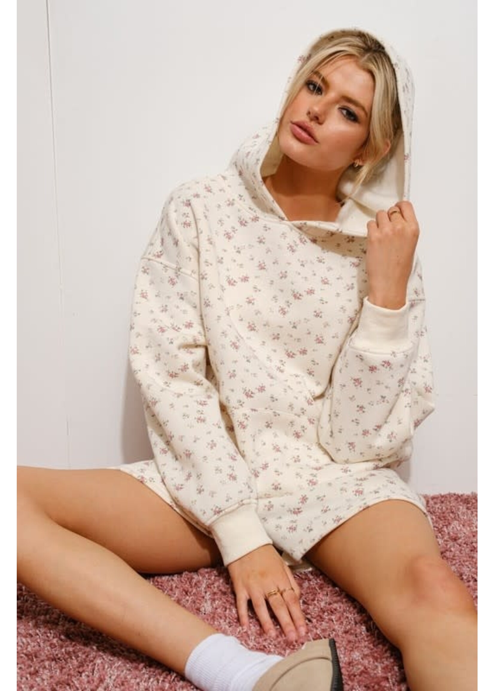 DITSY FLORAL SWEAT SHORTS