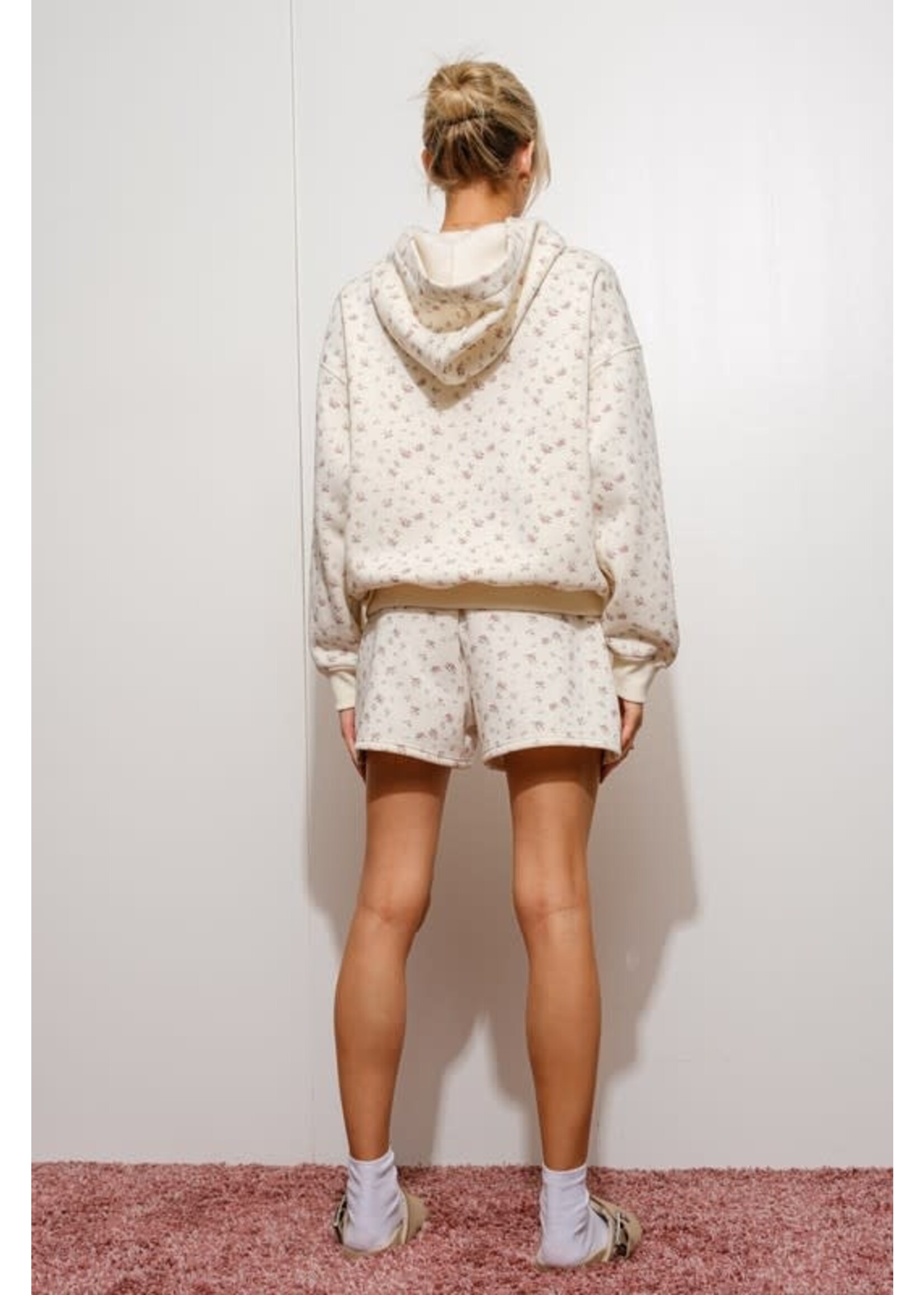 DITSY FLORAL SWEAT SHORTS
