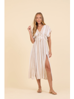STRIPED COVER UP