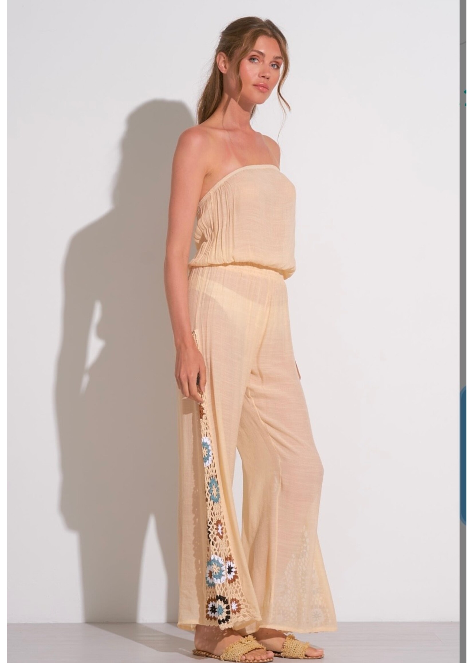 CROCHET JUMPSUIT COVER UP