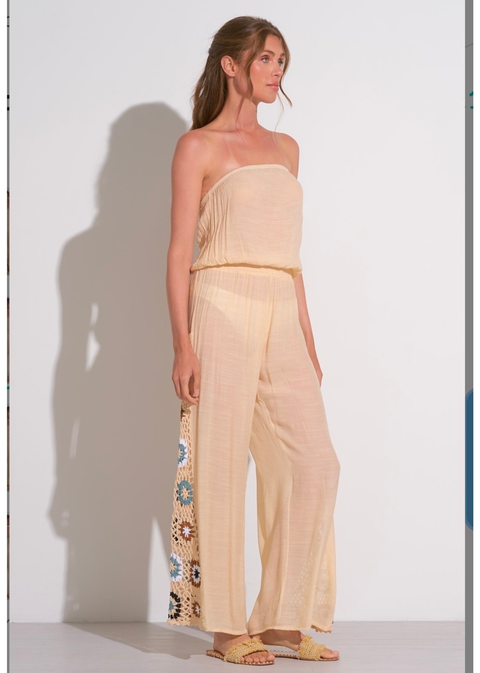 CROCHET JUMPSUIT COVER UP