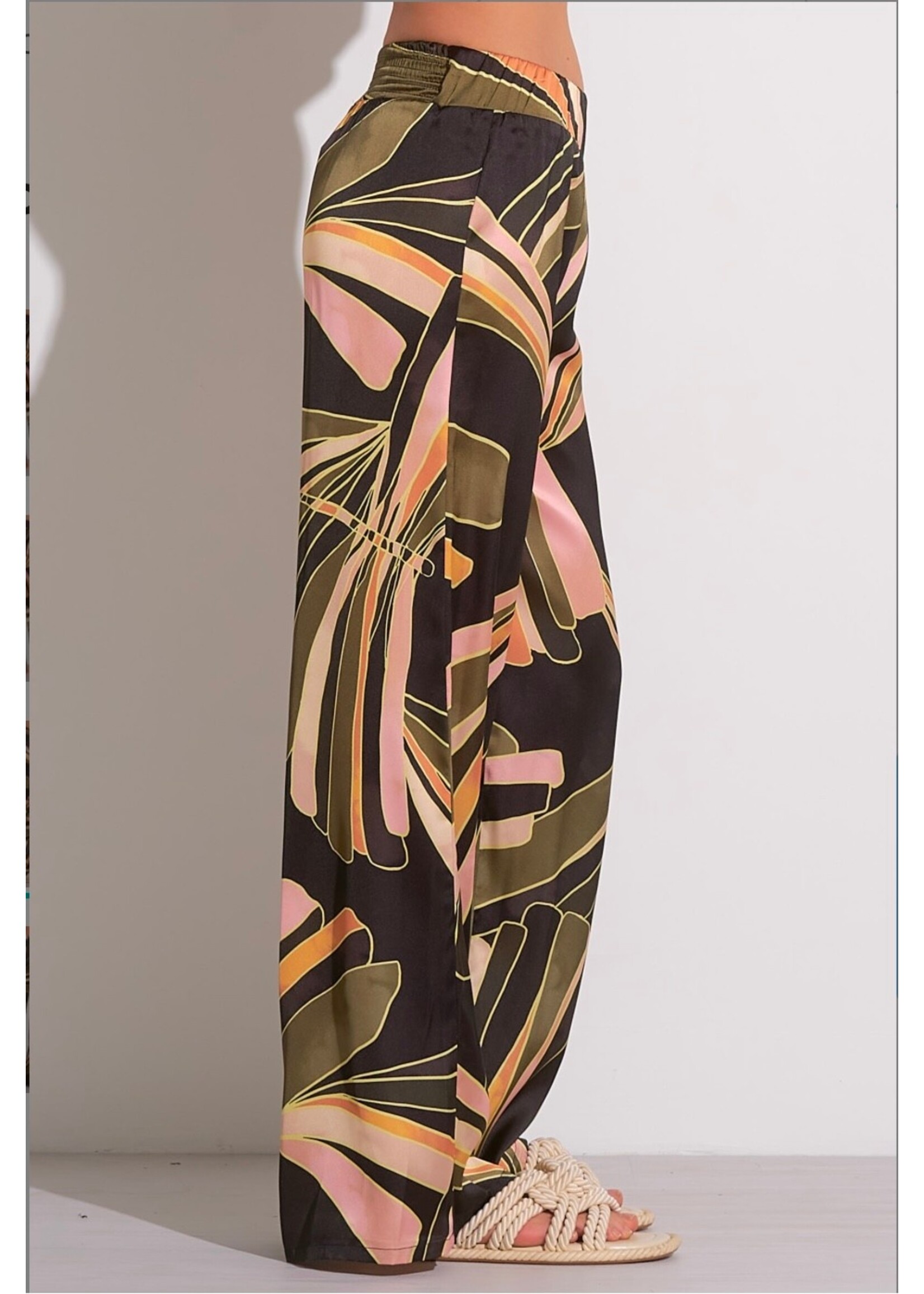 BLACK PATTERN PANTS