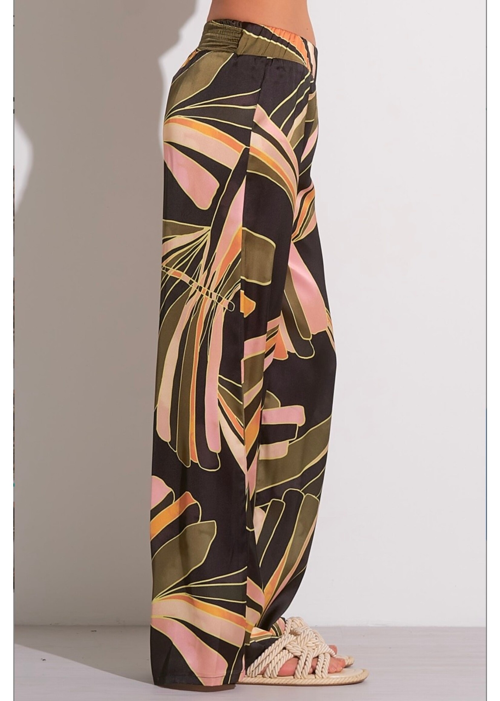 BLACK PATTERN PANTS