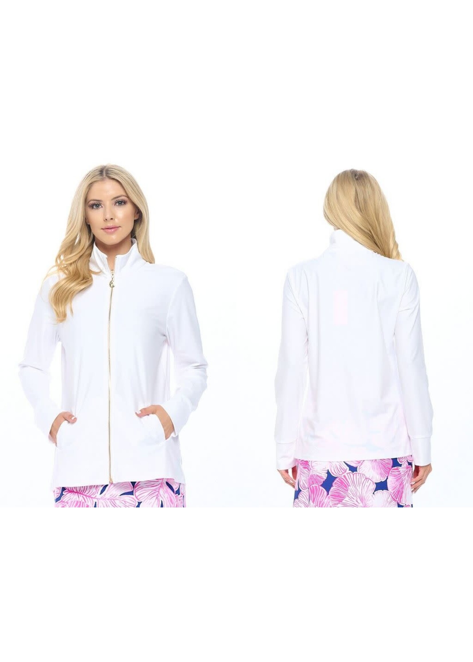 PENELOPE HIGH NECK FULL-ZIP JACKET