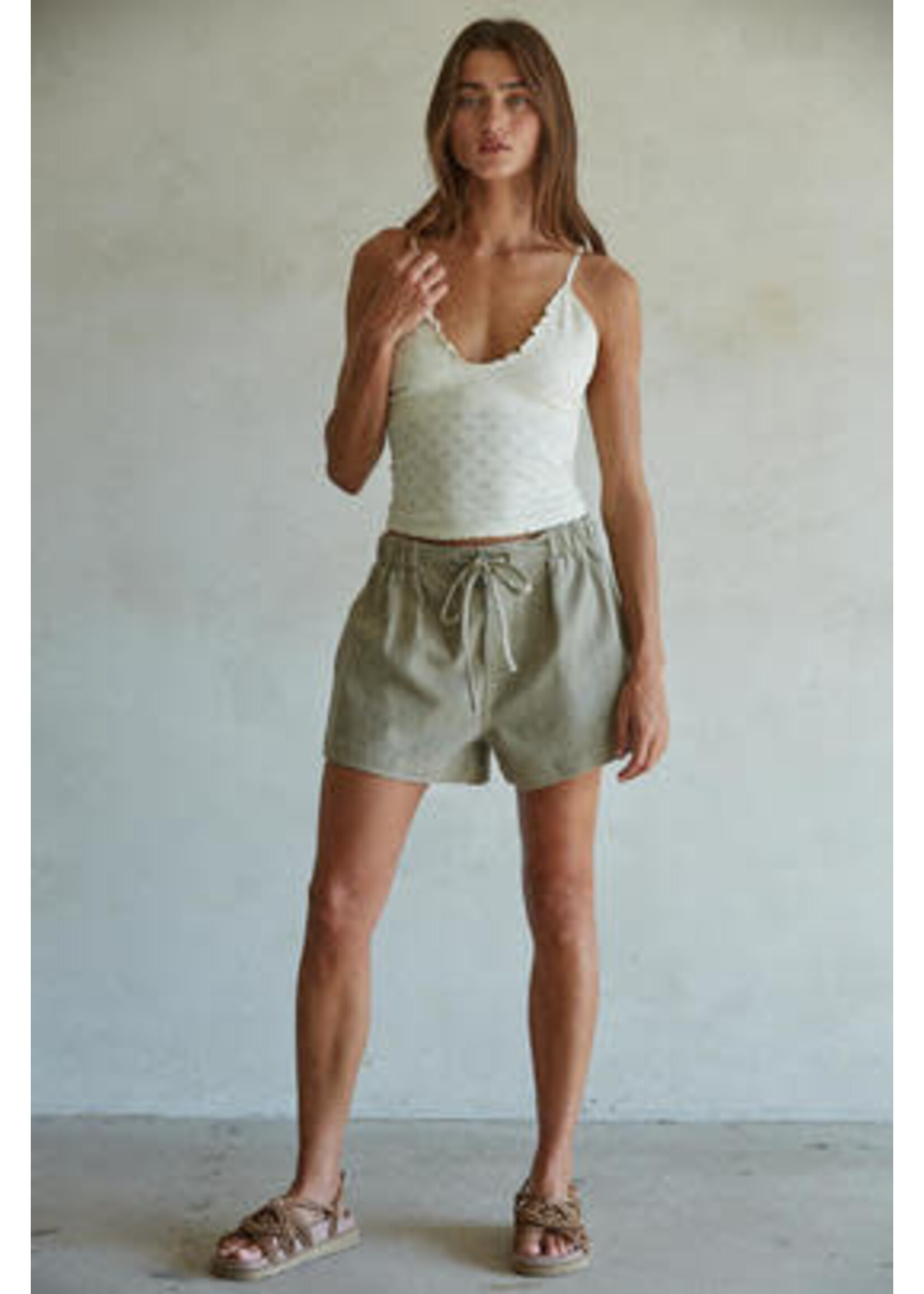 RELAXED FIT DENIM SHORTS