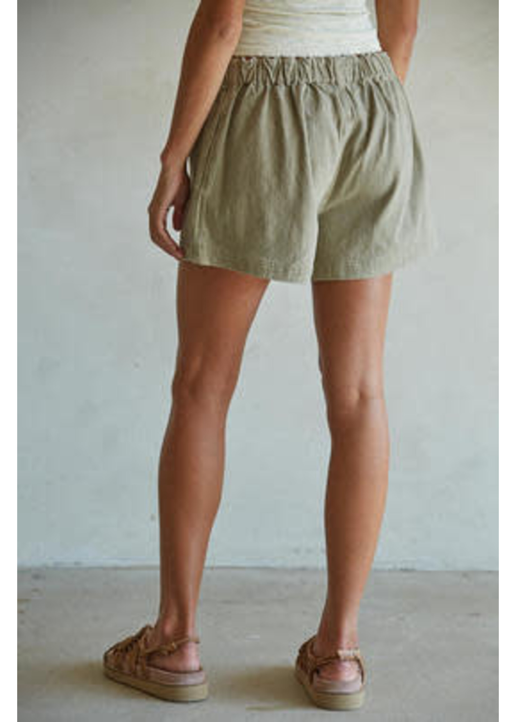 RELAXED FIT DENIM SHORTS