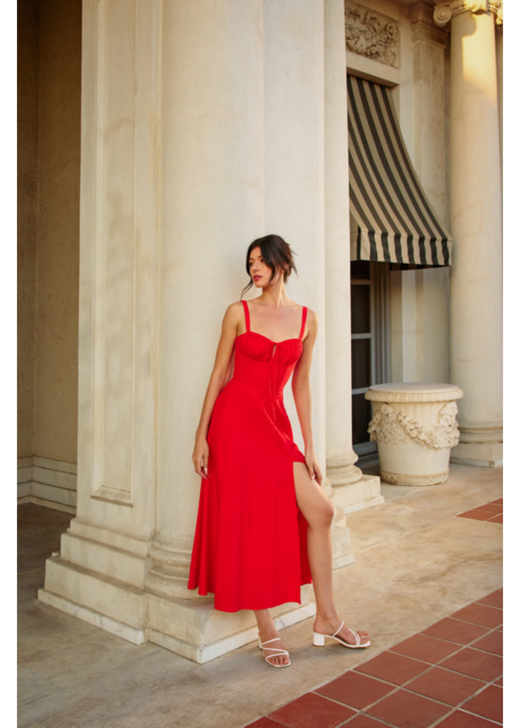 CORSET SWEETHEART DRESS