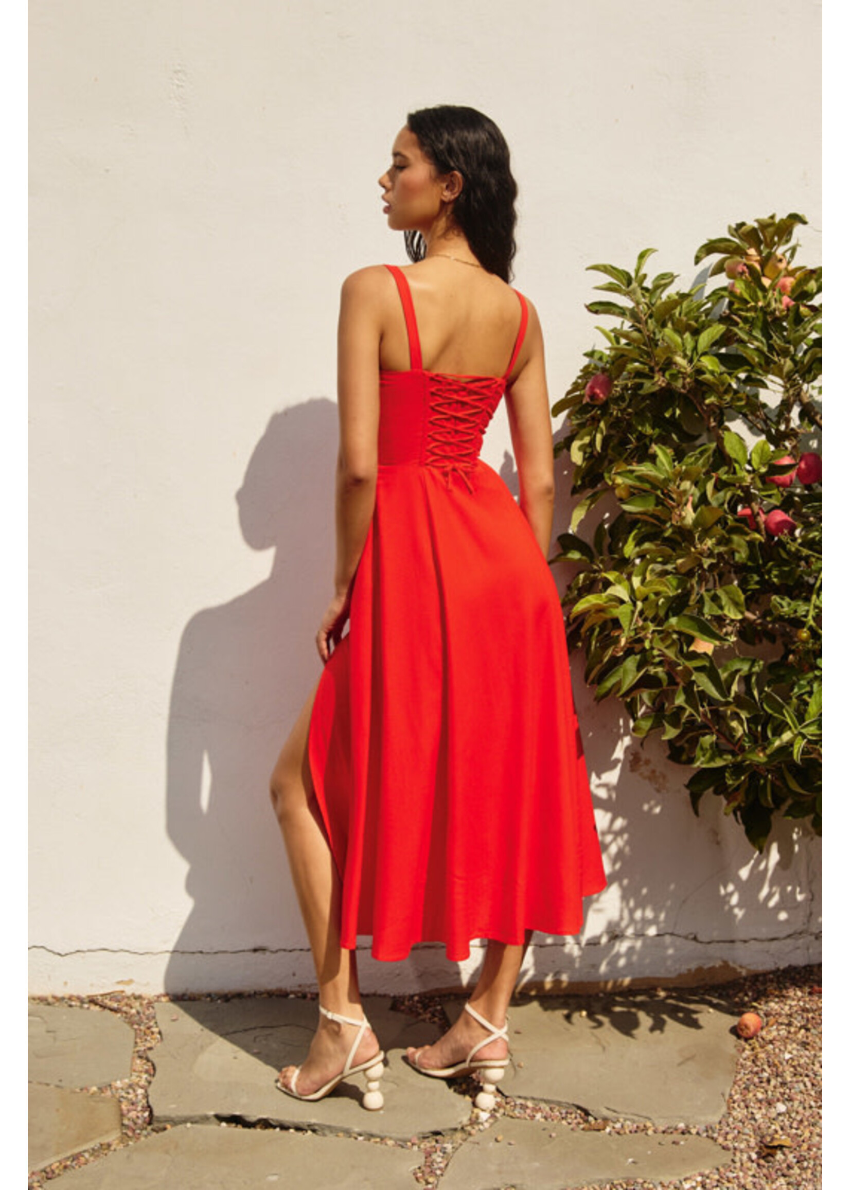 CORSET SWEETHEART DRESS