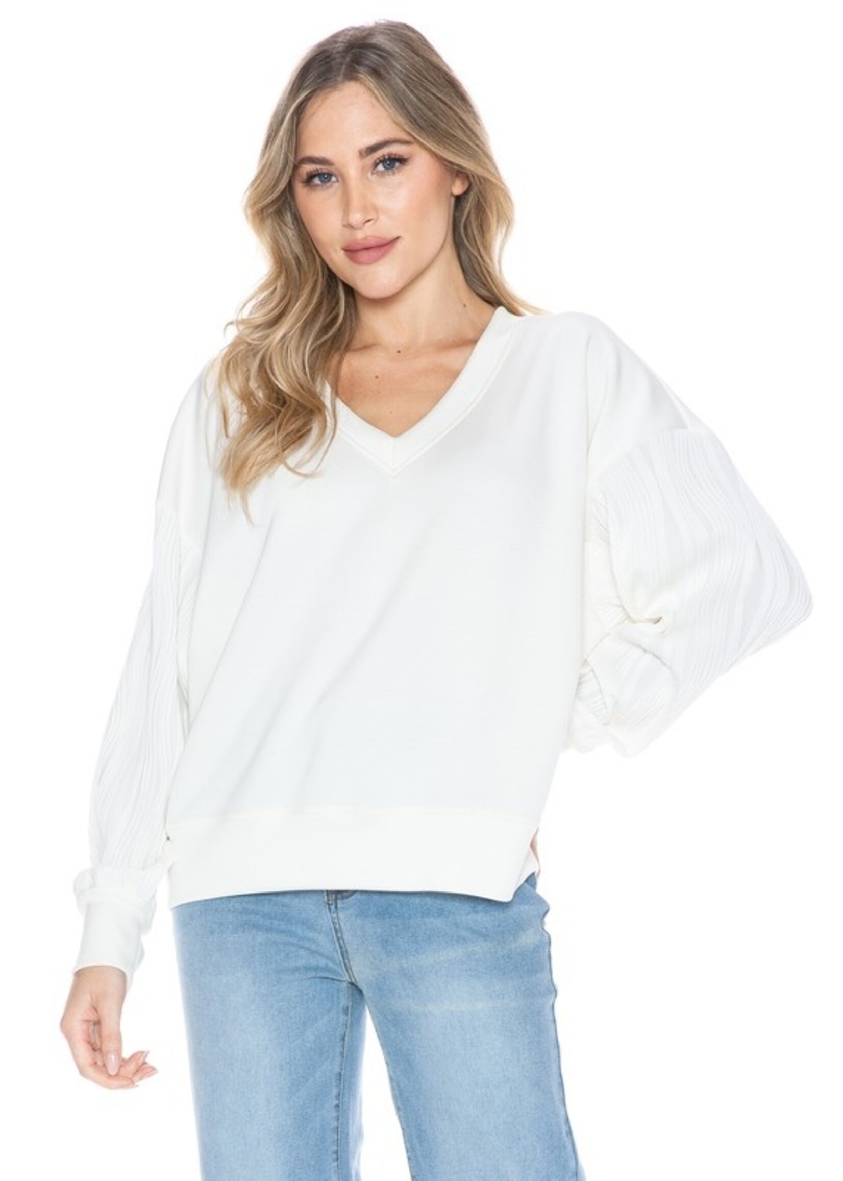 SCUBA V-NECK TOP
