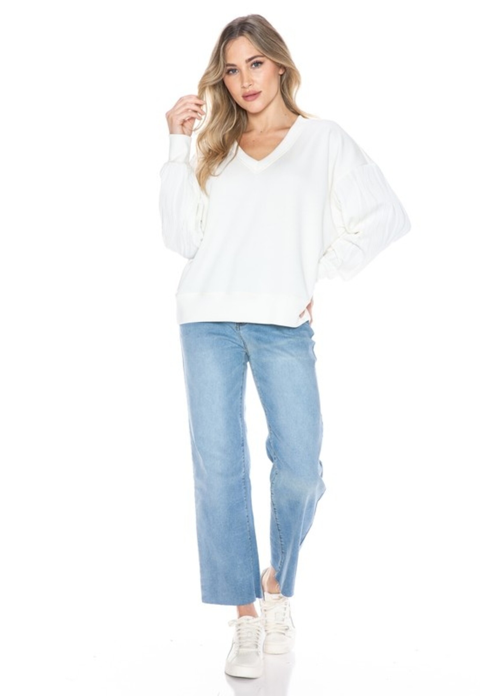 SCUBA V-NECK TOP