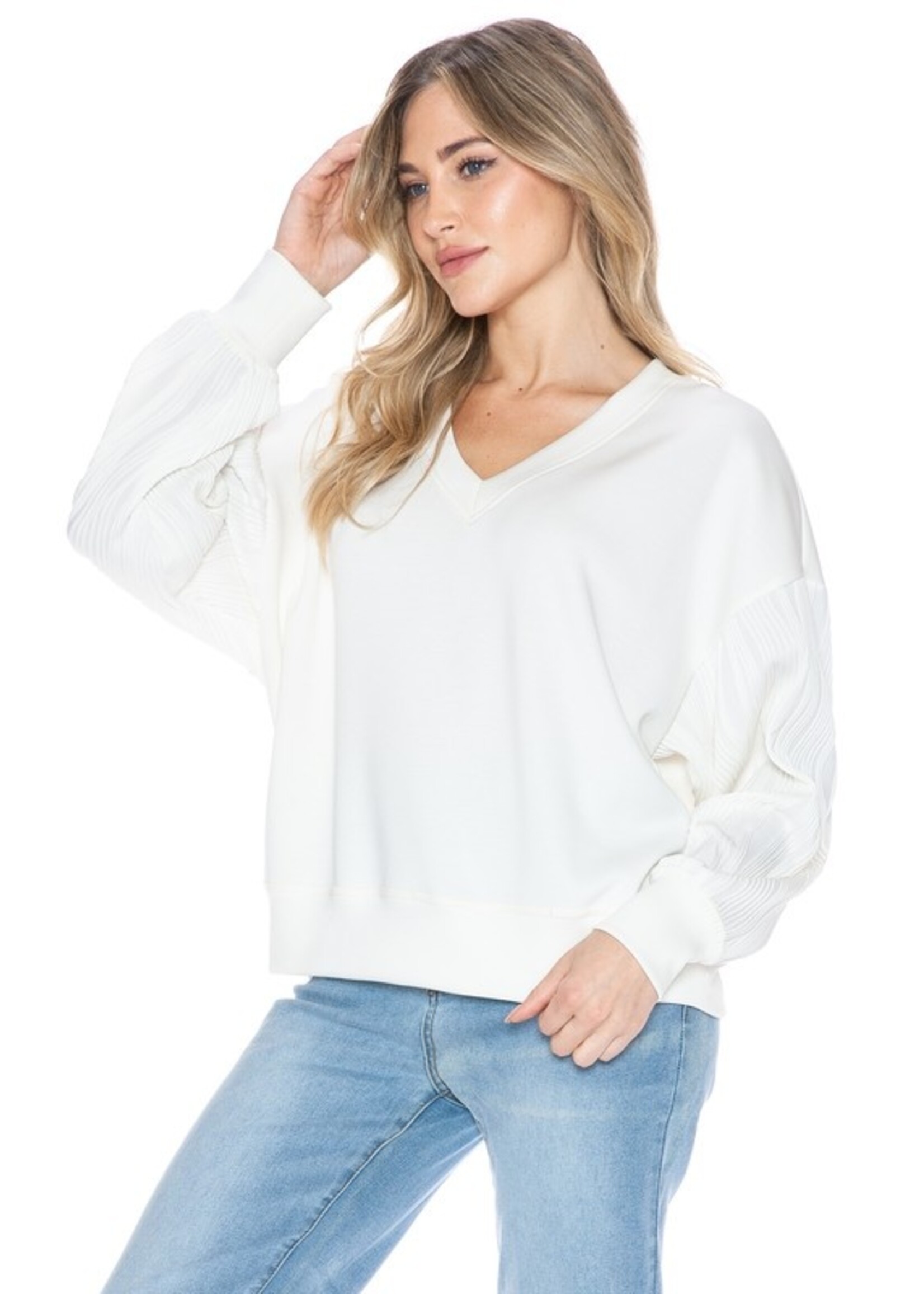 SCUBA V-NECK TOP