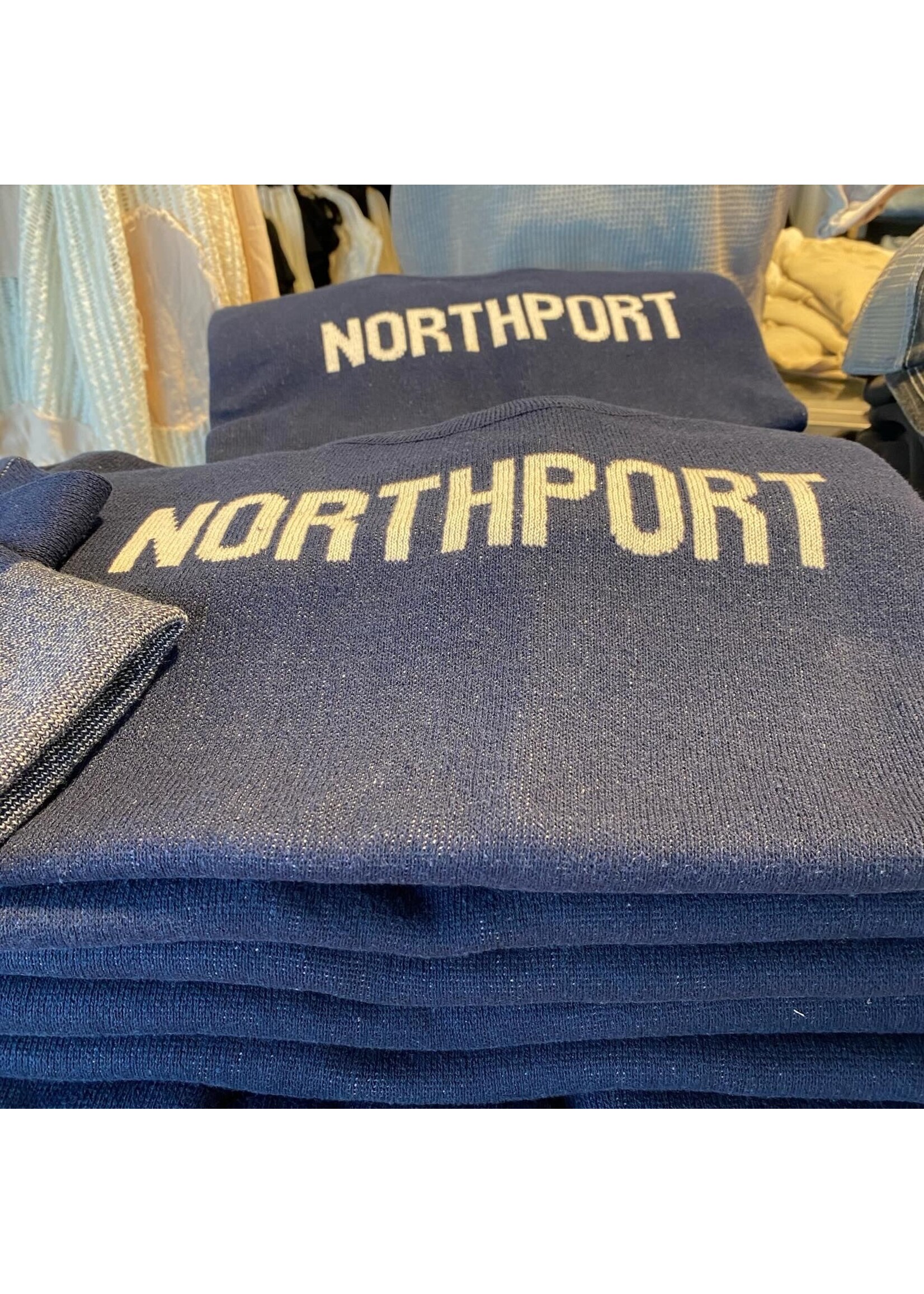 NORTHPORT SWEATER WITH ANCHOR ON BACK