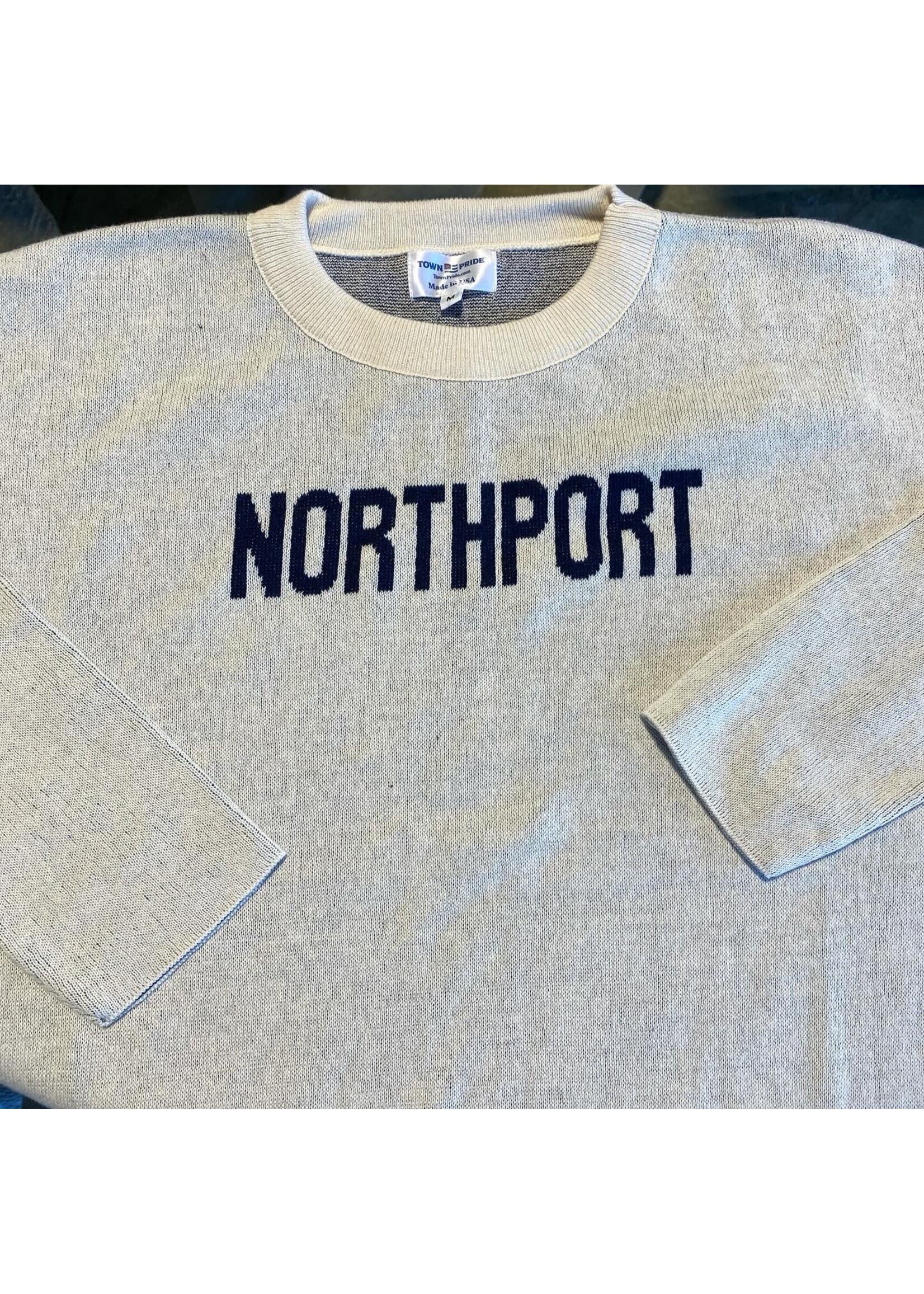 NORTHPORT SWEATER WITH ANCHOR ON BACK