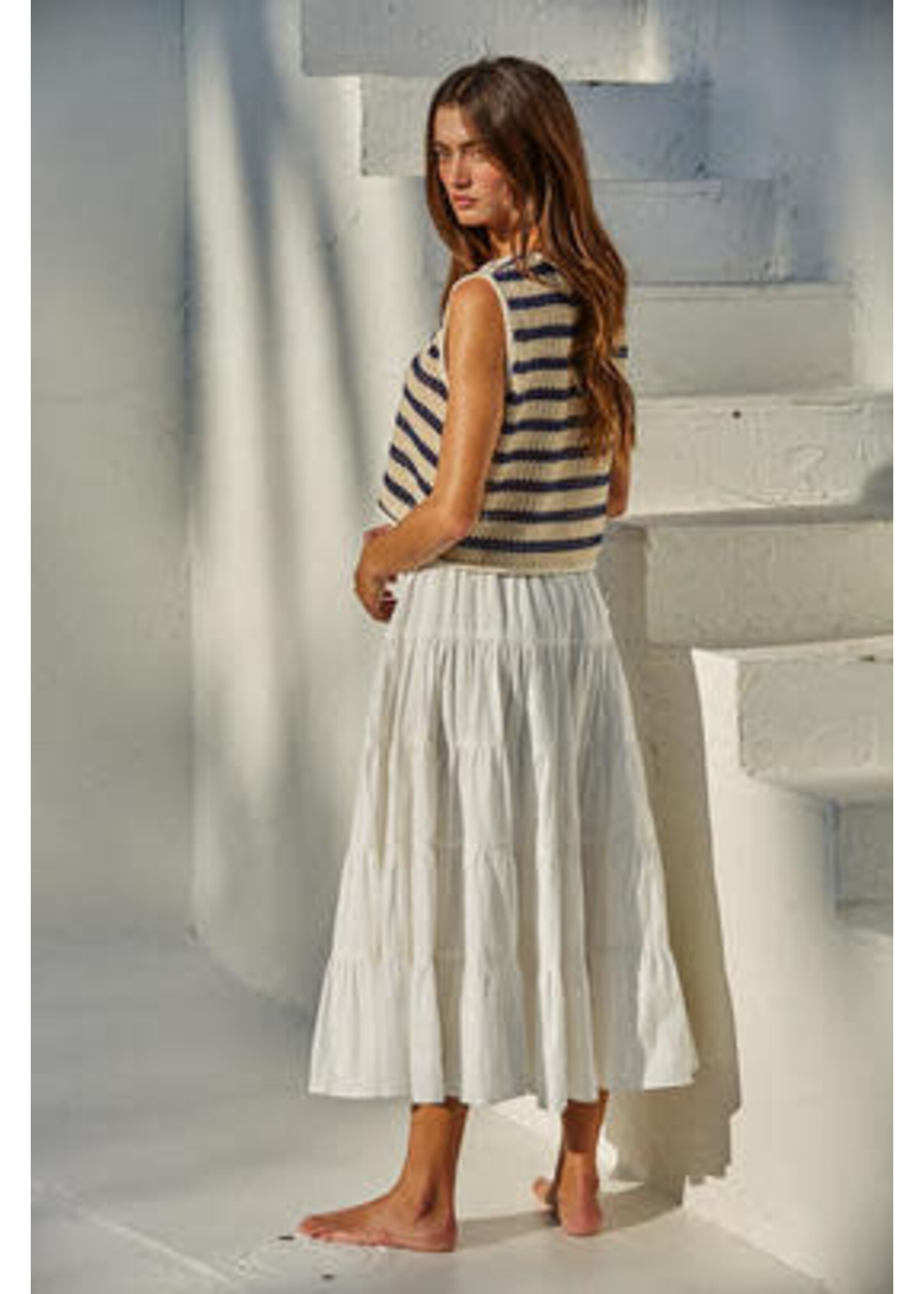 STRIPED KNIT TOP