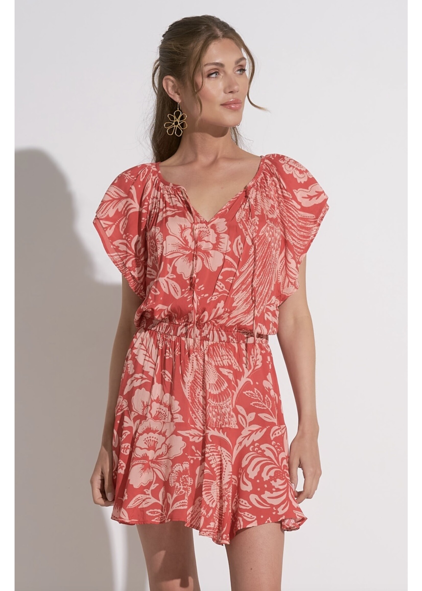 RED MALDIVES DRESS