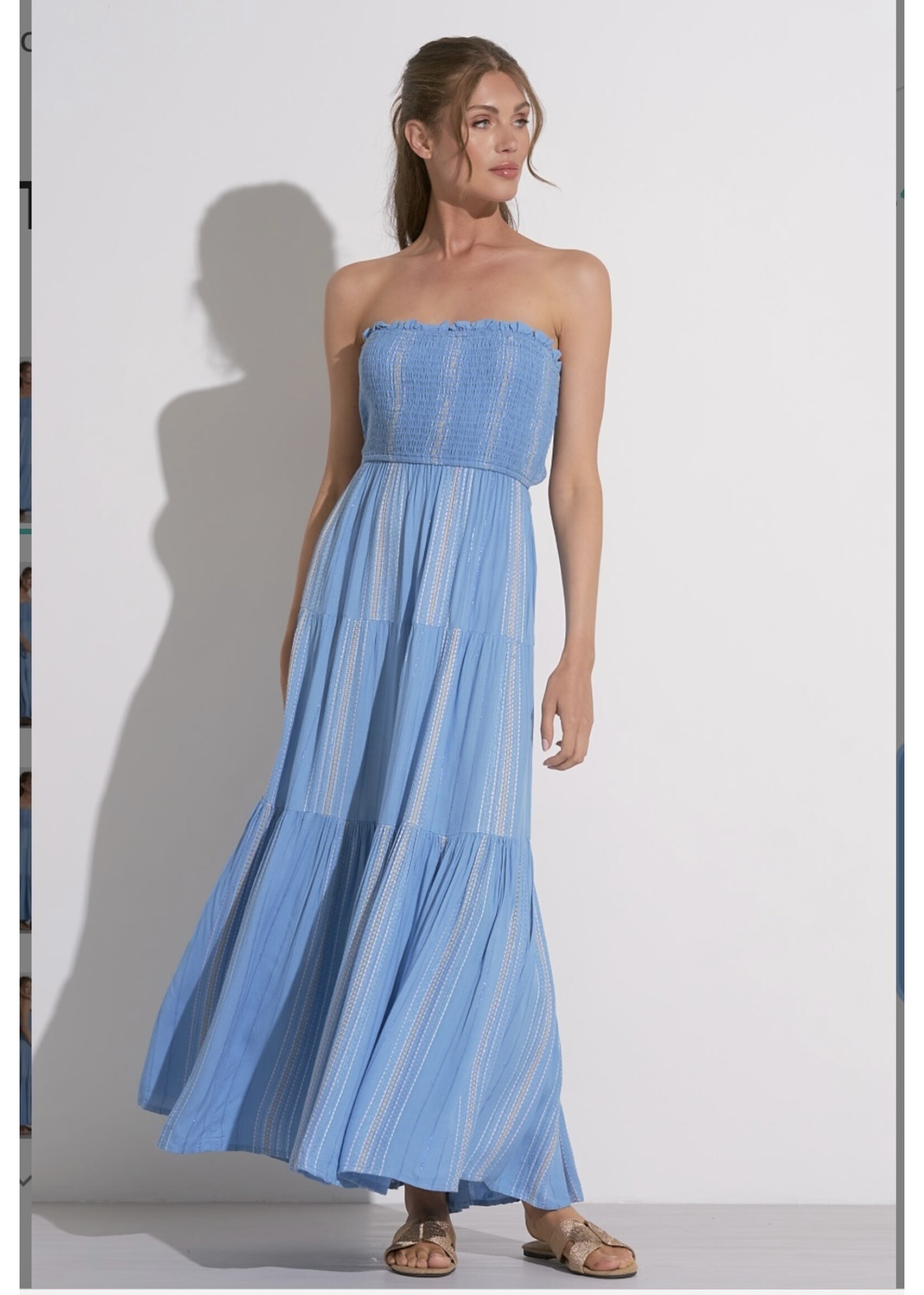 STRAPLESS MAXI DRESS