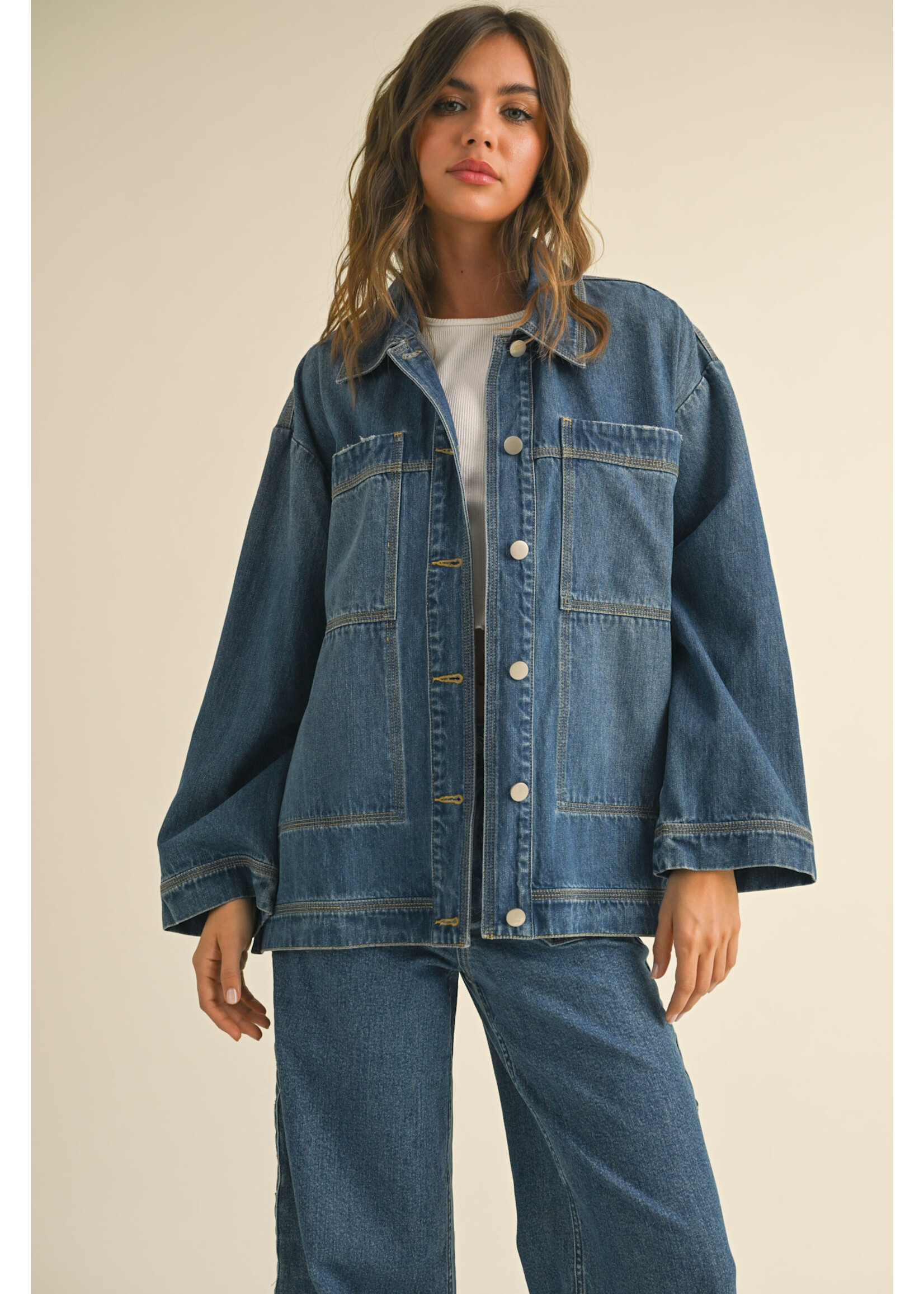 OVER SIZED DENIM JACKET