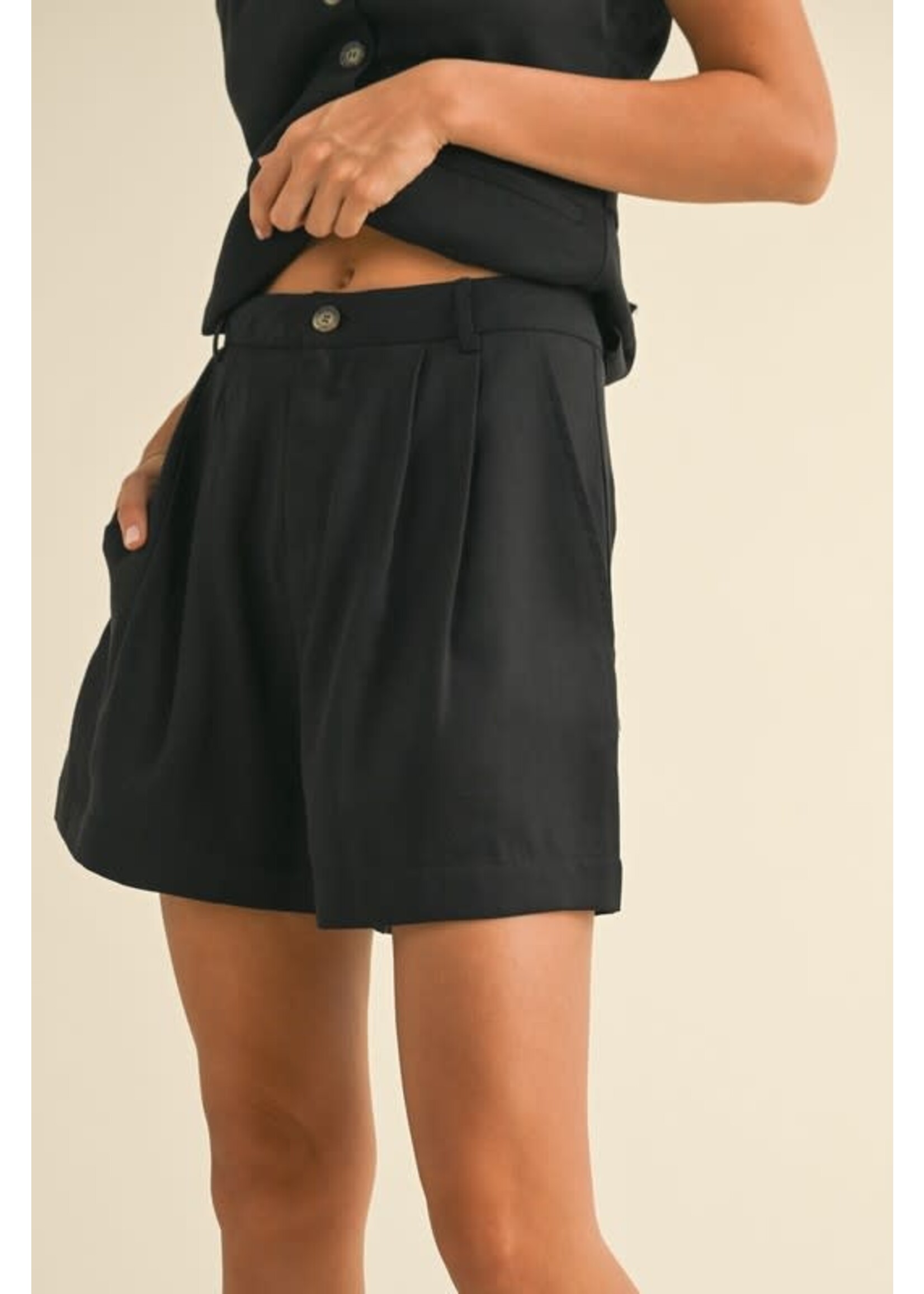 TENCEL FABRIC SHORTS