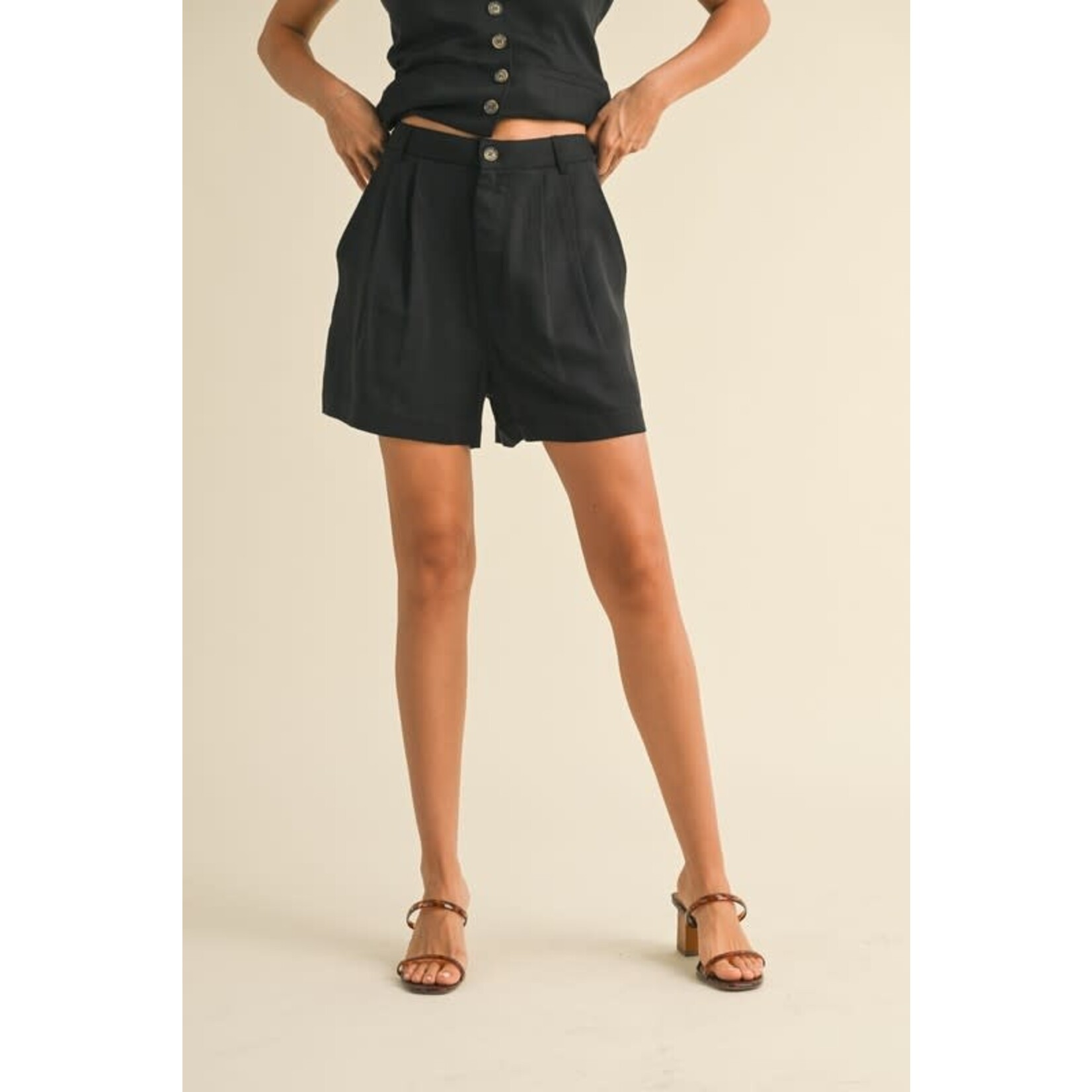 TENCEL FABRIC SHORTS