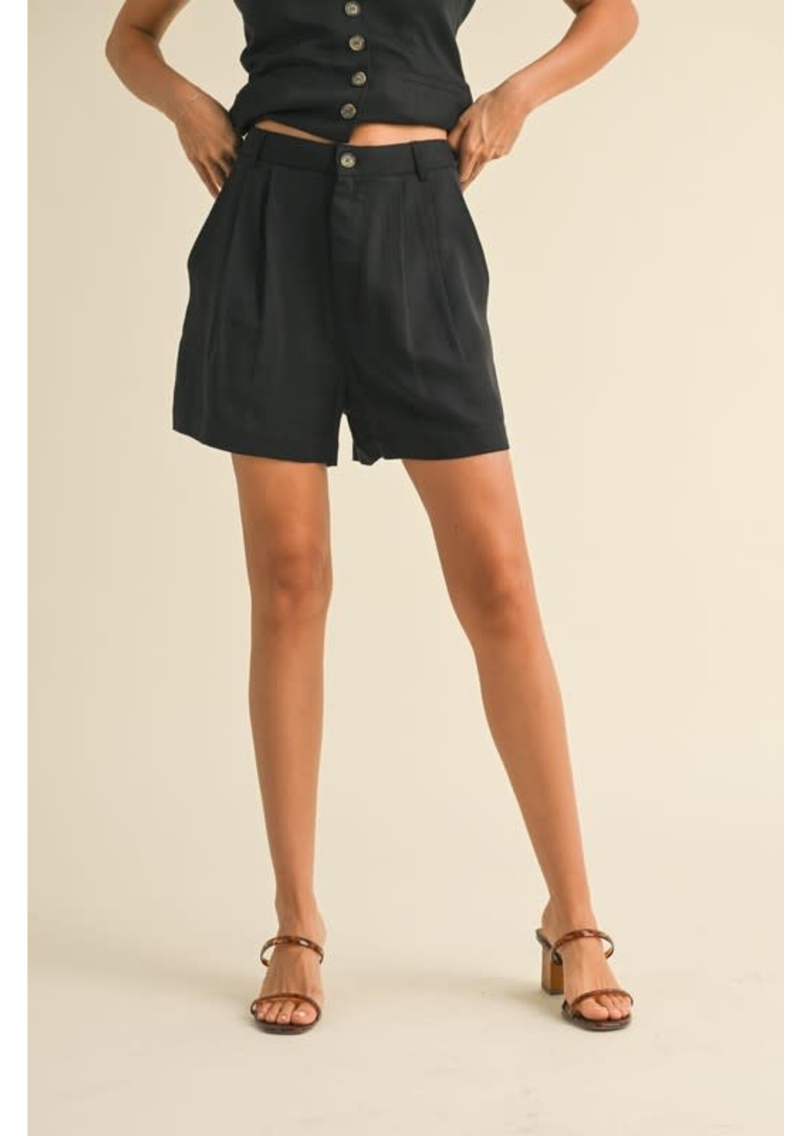 TENCEL FABRIC SHORTS