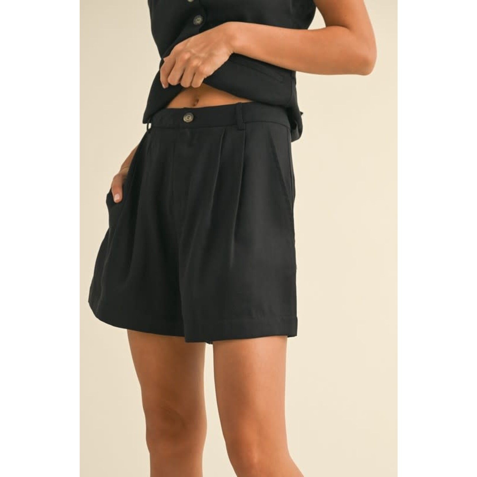TENCEL FABRIC SHORTS