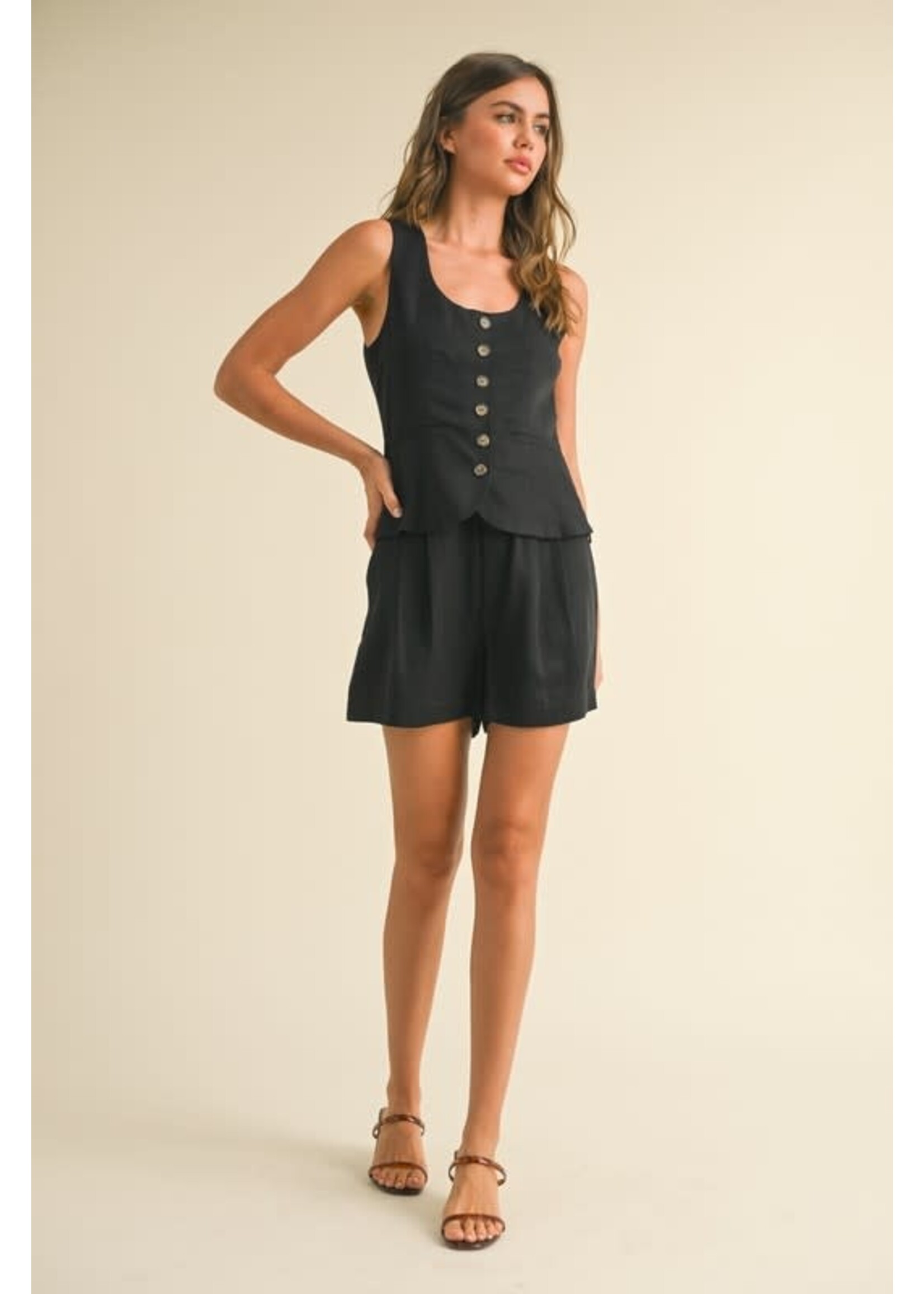 TENCEL FABRIC SHORTS