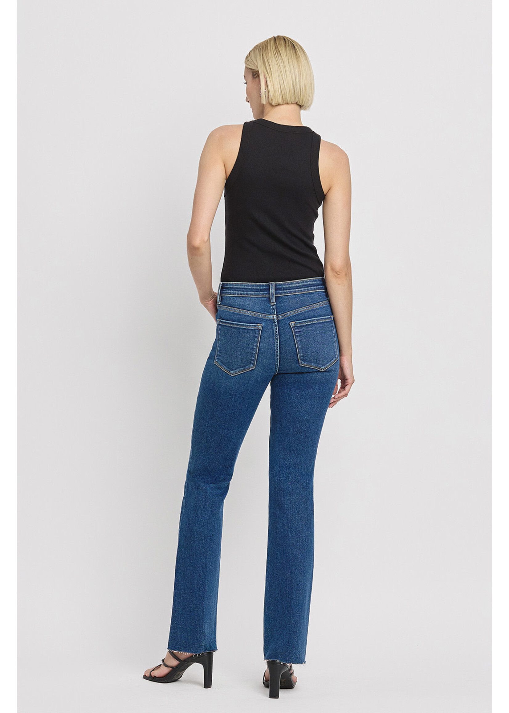 MID RISE SLIM BOOTCUT JEANS