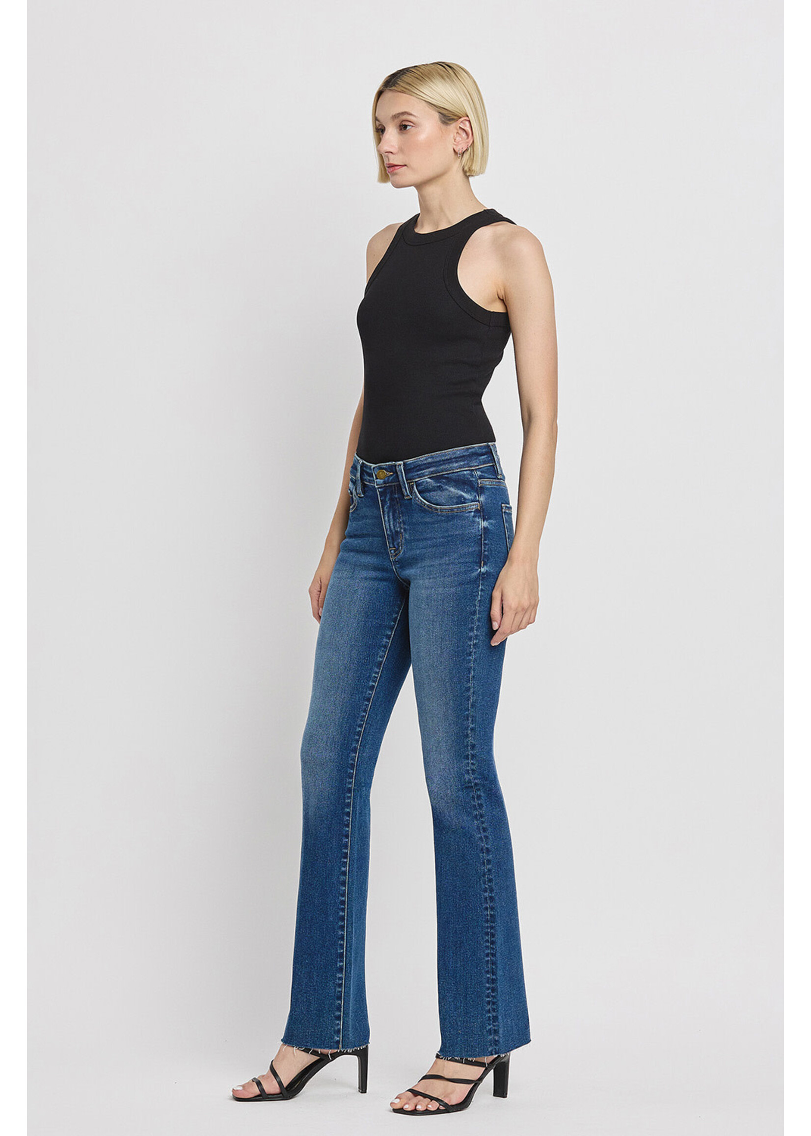MID RISE SLIM BOOTCUT JEANS