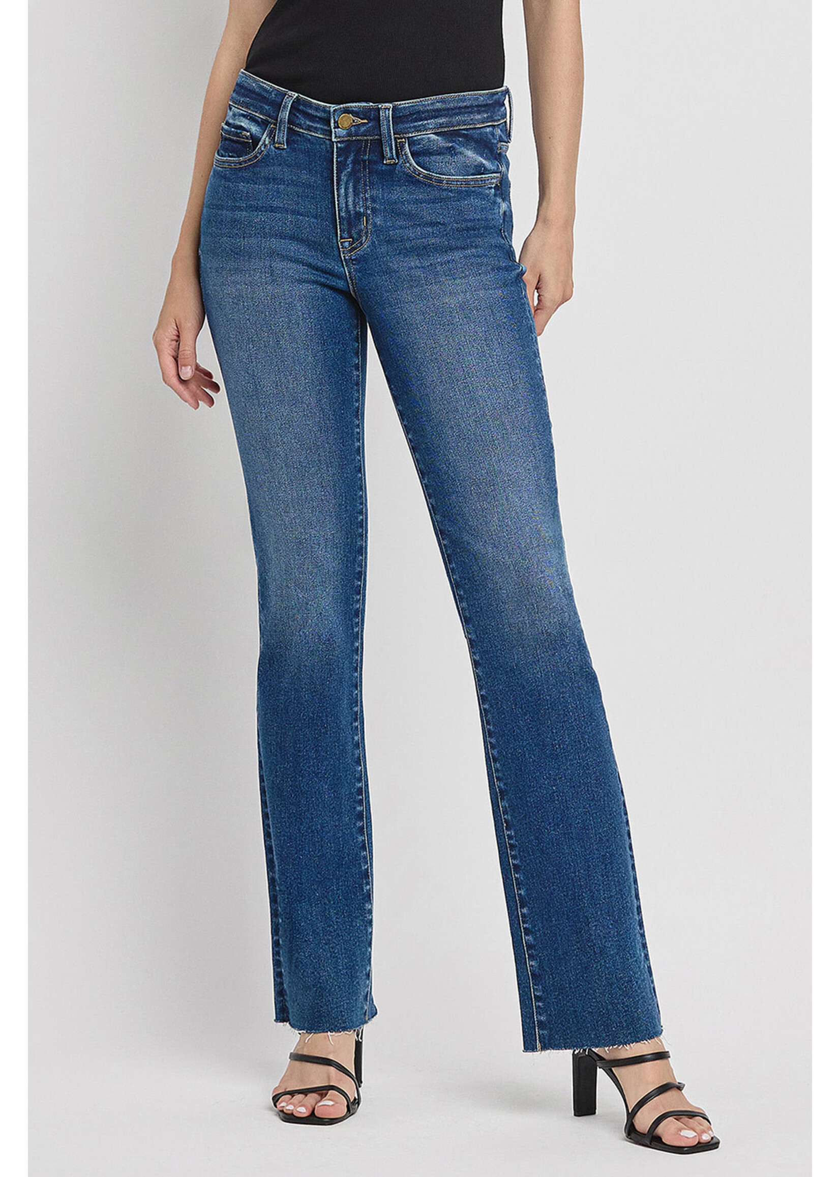 MID RISE SLIM BOOTCUT JEANS