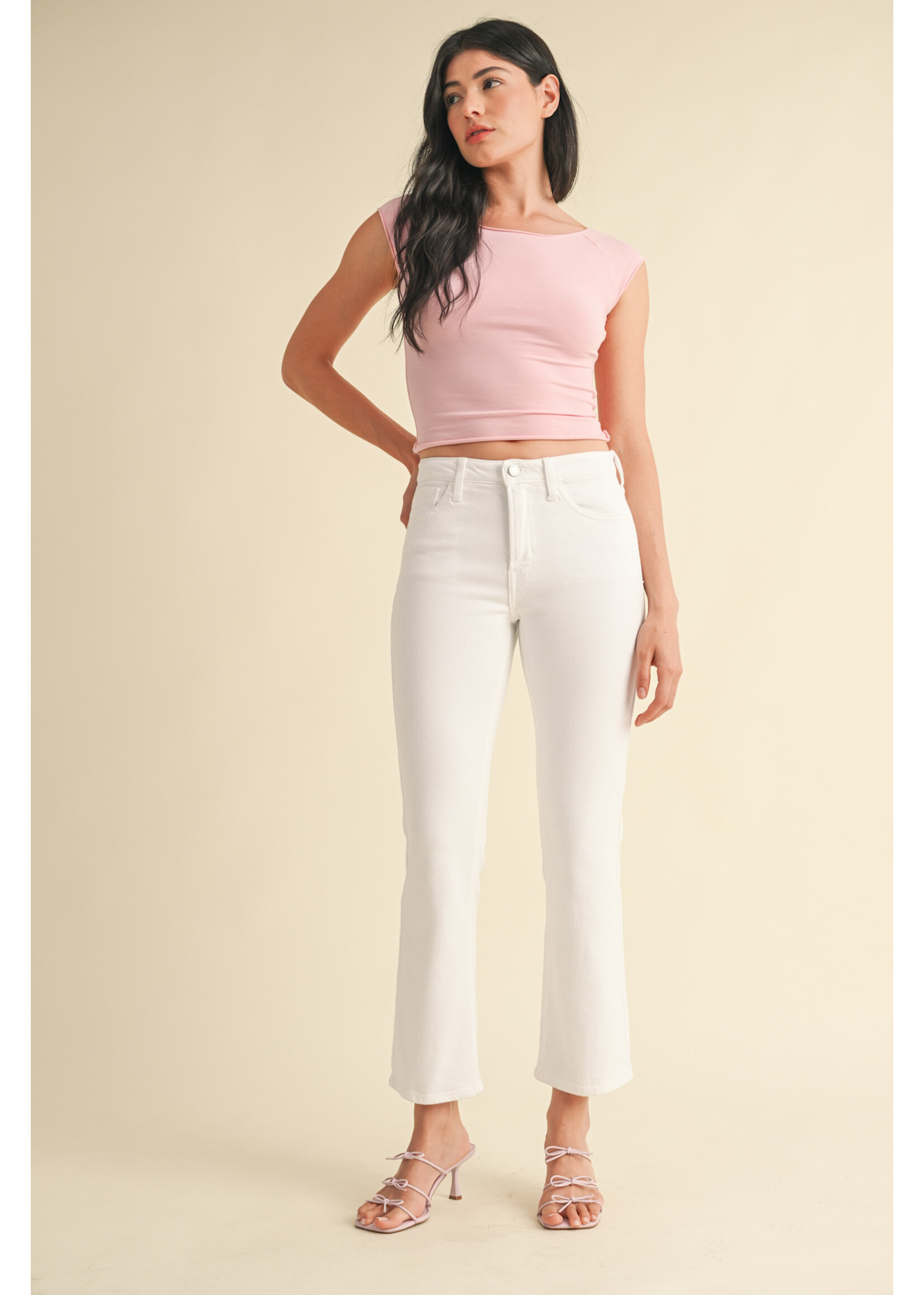 SLIM CROPPED BOOTCUT
