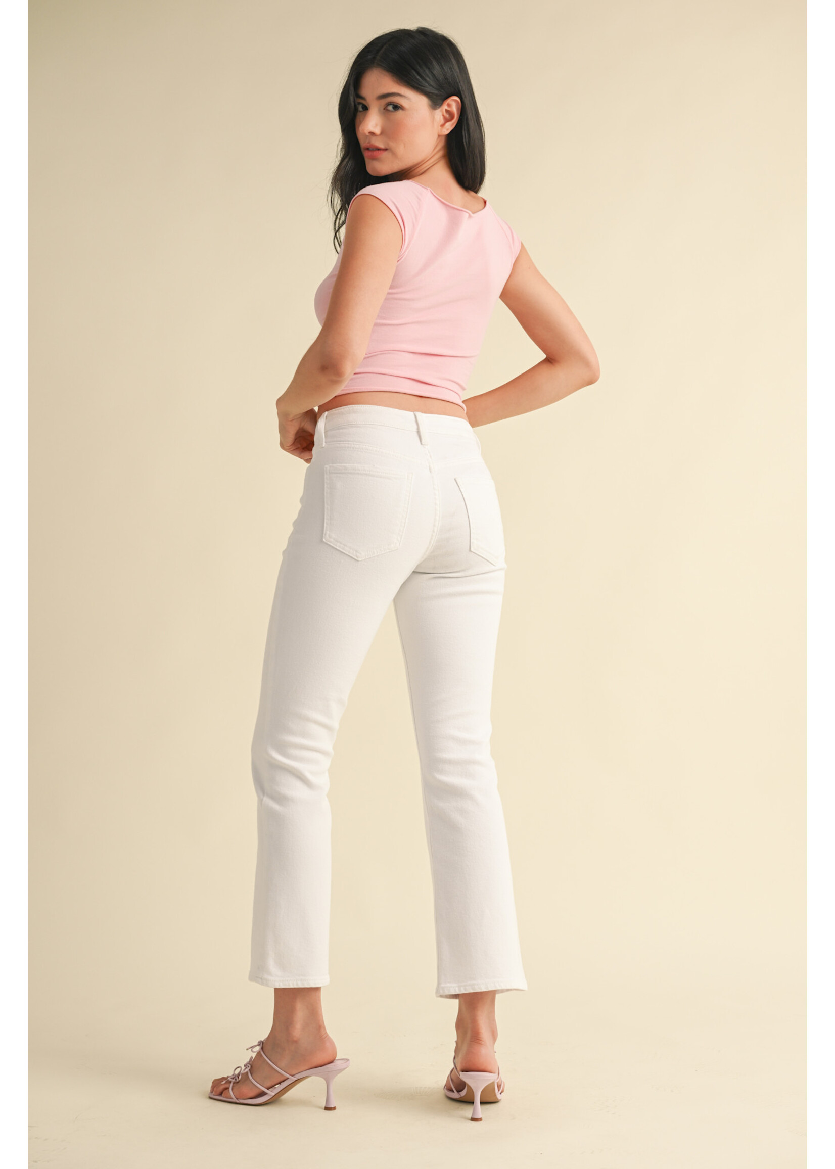 SLIM CROPPED BOOTCUT
