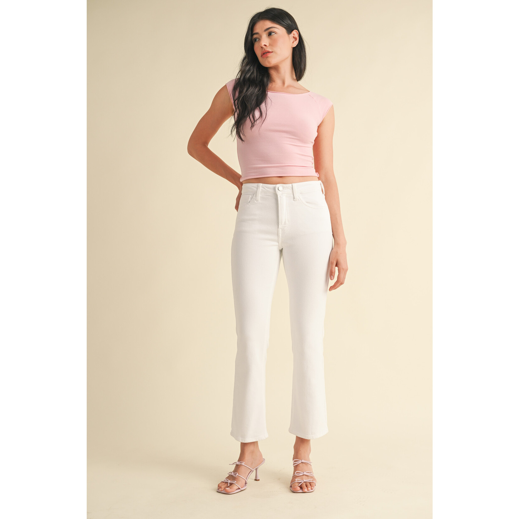 SLIM CROPPED BOOTCUT